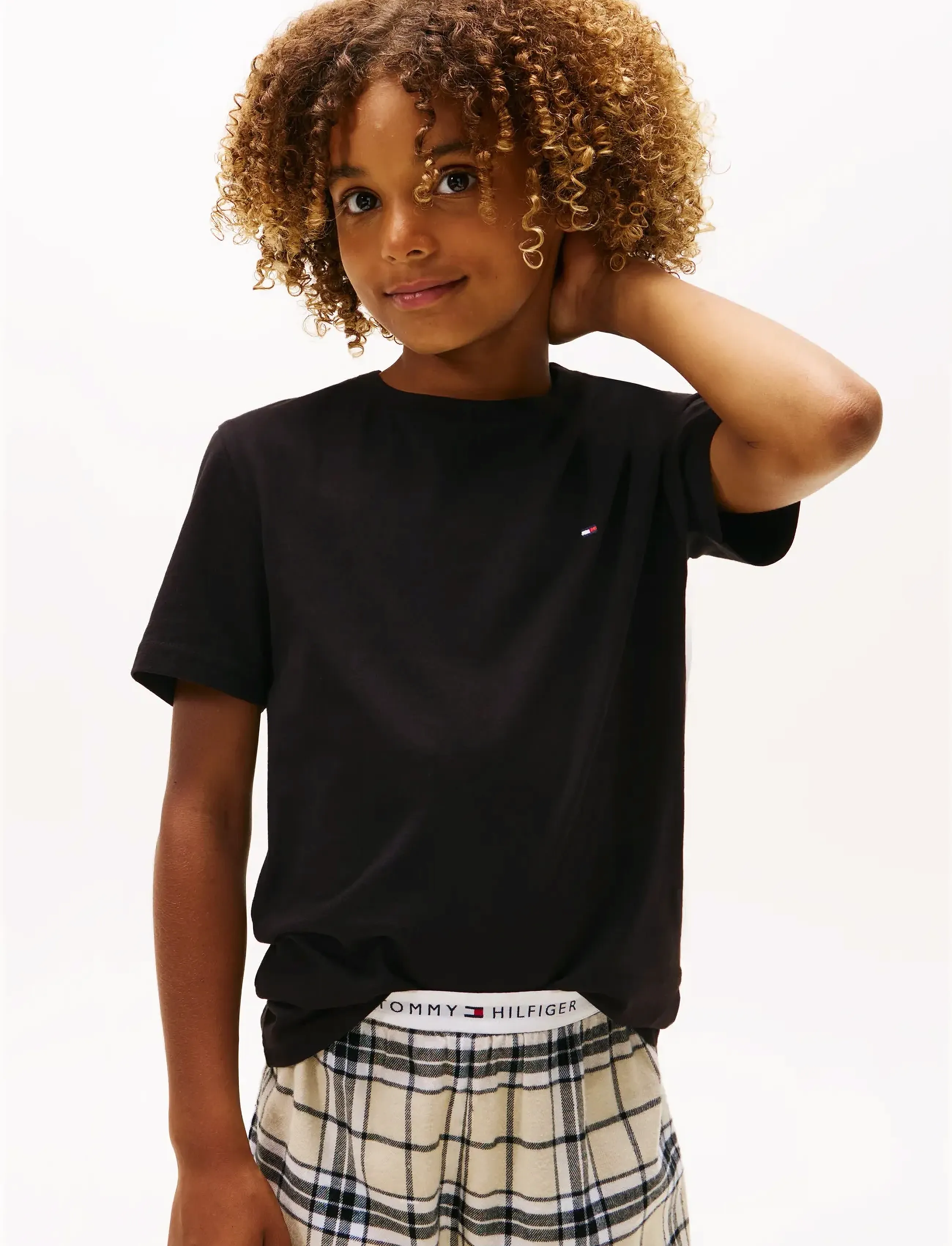 Tommy Hilfiger - 2 PK SS TEE - stutterma bolir - medium grey ht black - 2