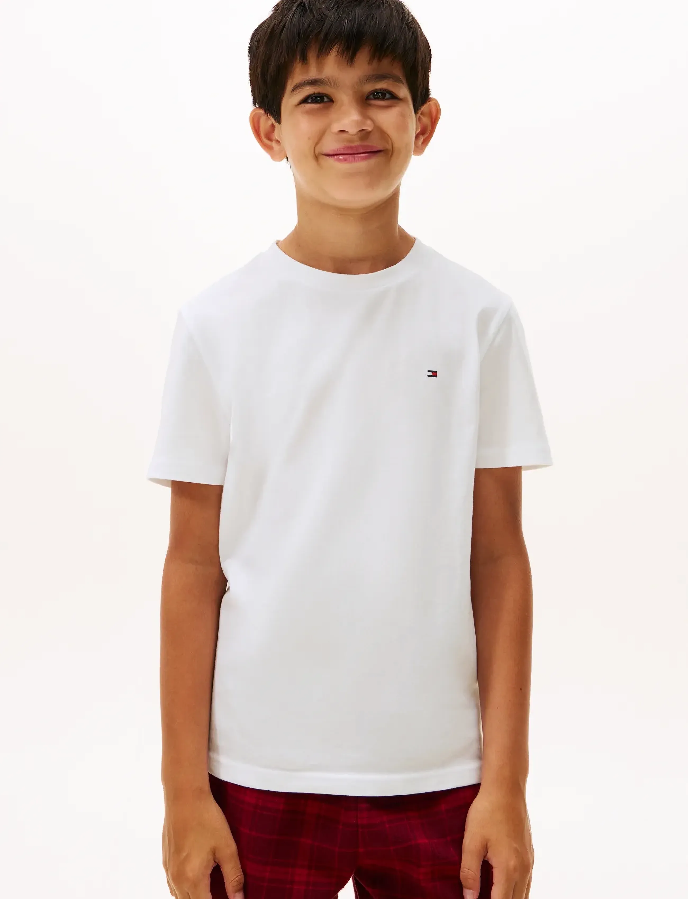 Tommy Hilfiger 2 PK SS TEE - T-shirts - NAVY BLUE WHITE / white