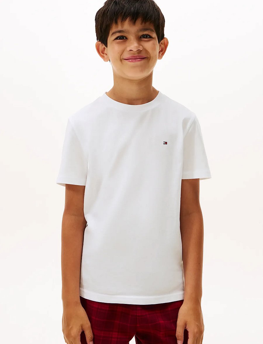 Tommy Hilfiger - 2 PK SS TEE - kurzärmelige - navy blue white - 0