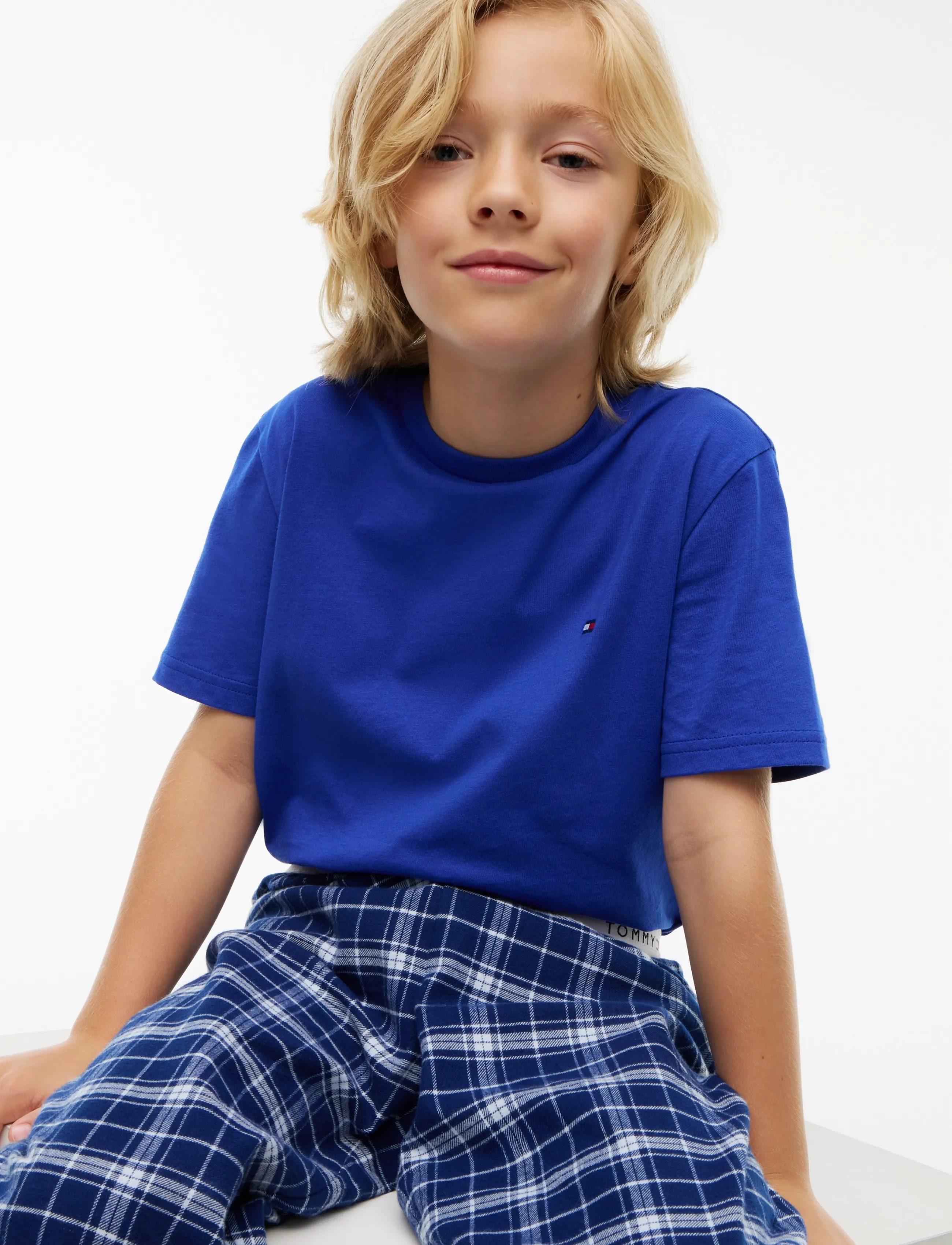 Tommy Hilfiger - 2 PK SS TEE - kortärmade t-shirts - noble blue   sky blue - 4