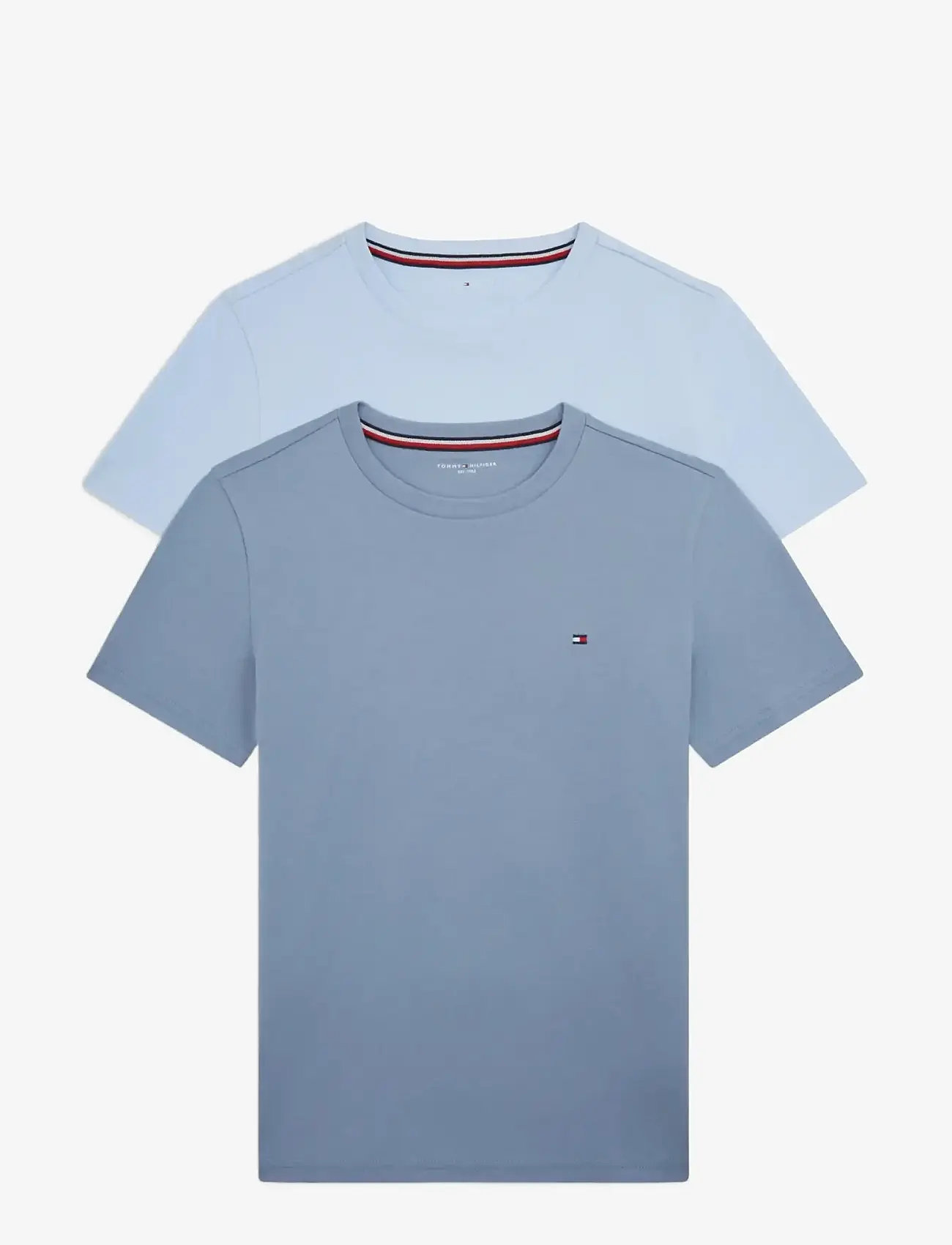 Tommy Hilfiger - 2 PK SS TEE - kortærmede t-shirts - sweet blue   brisk blue - 1