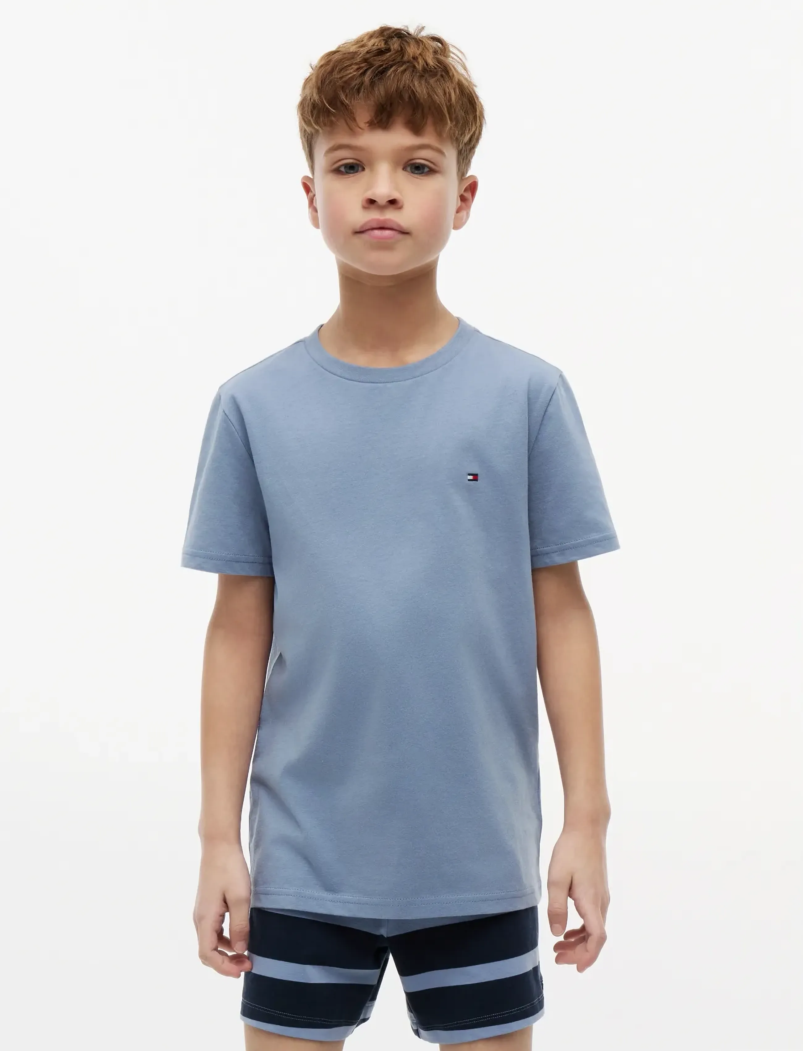 Tommy Hilfiger - 2 PK SS TEE - kurzärmelige - sweet blue   brisk blue - 3