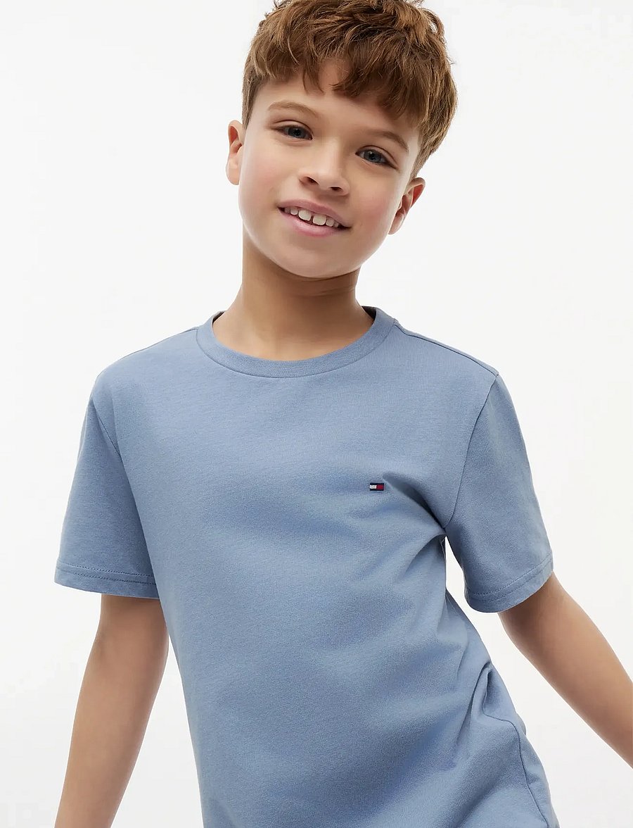 Tommy Hilfiger - 2 PK SS TEE - kurzärmelige - sweet blue brisk blue - 4