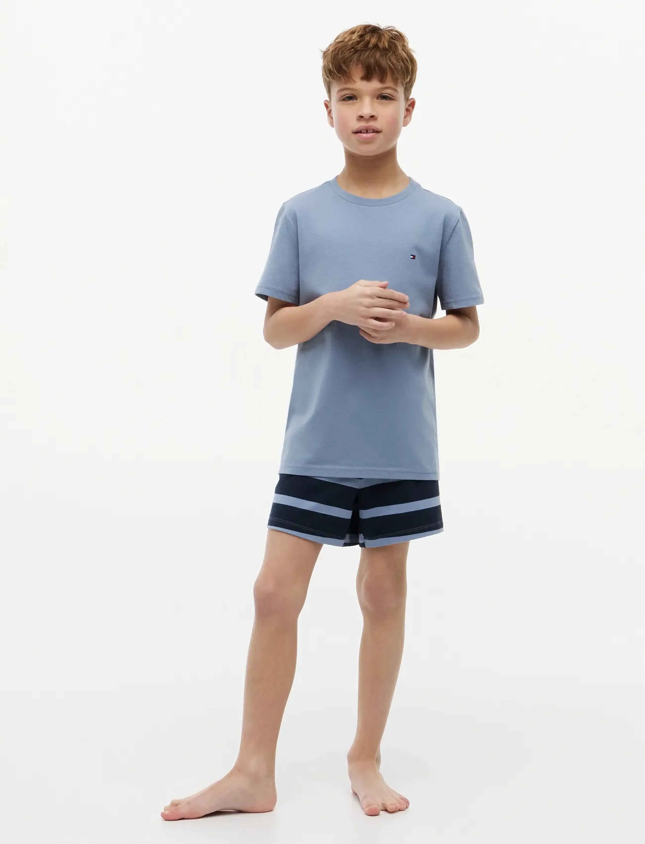 Tommy Hilfiger - 2 PK SS TEE - kurzärmelige - sweet blue   brisk blue - 5