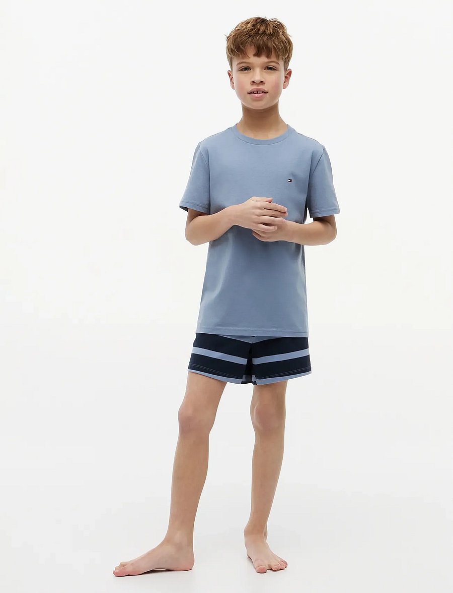 Tommy Hilfiger - 2 PK SS TEE - kurzärmelige - sweet blue brisk blue - 5