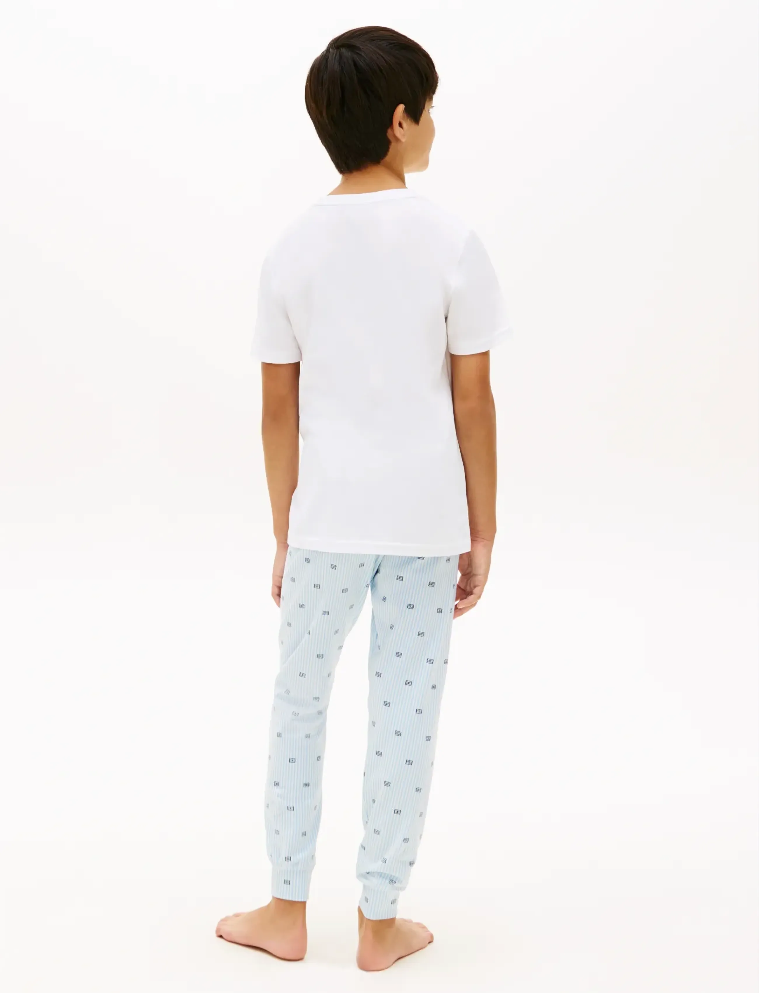 Tommy Hilfiger 2 PK SS TEE - T-shirts - WHITE   CORAL CRUSH / white