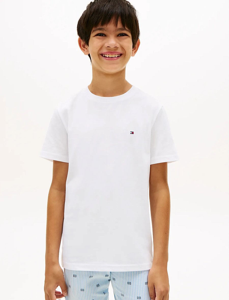 Tommy Hilfiger - 2 PK SS TEE - kurzärmelige - white coral crush - 3