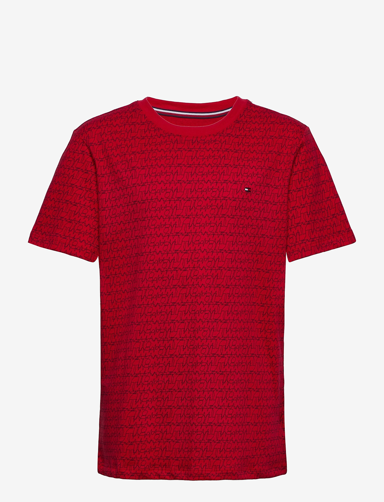 Tommy Hilfiger - 2P CN TEE SS PRINT - primary red/white - 2