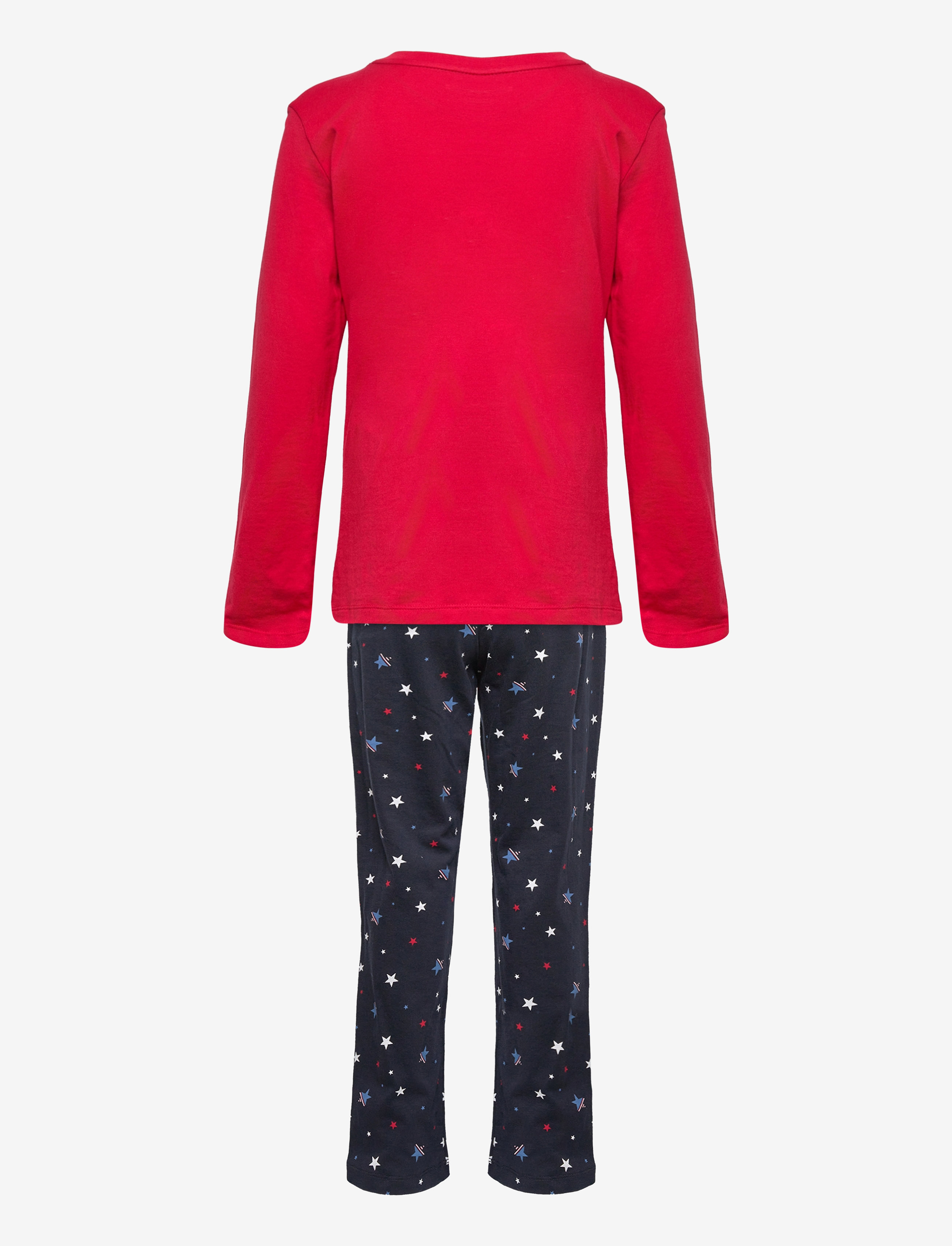 Tommy Hilfiger - LS JERSEY SET PRINT - starfields/primary red - 1