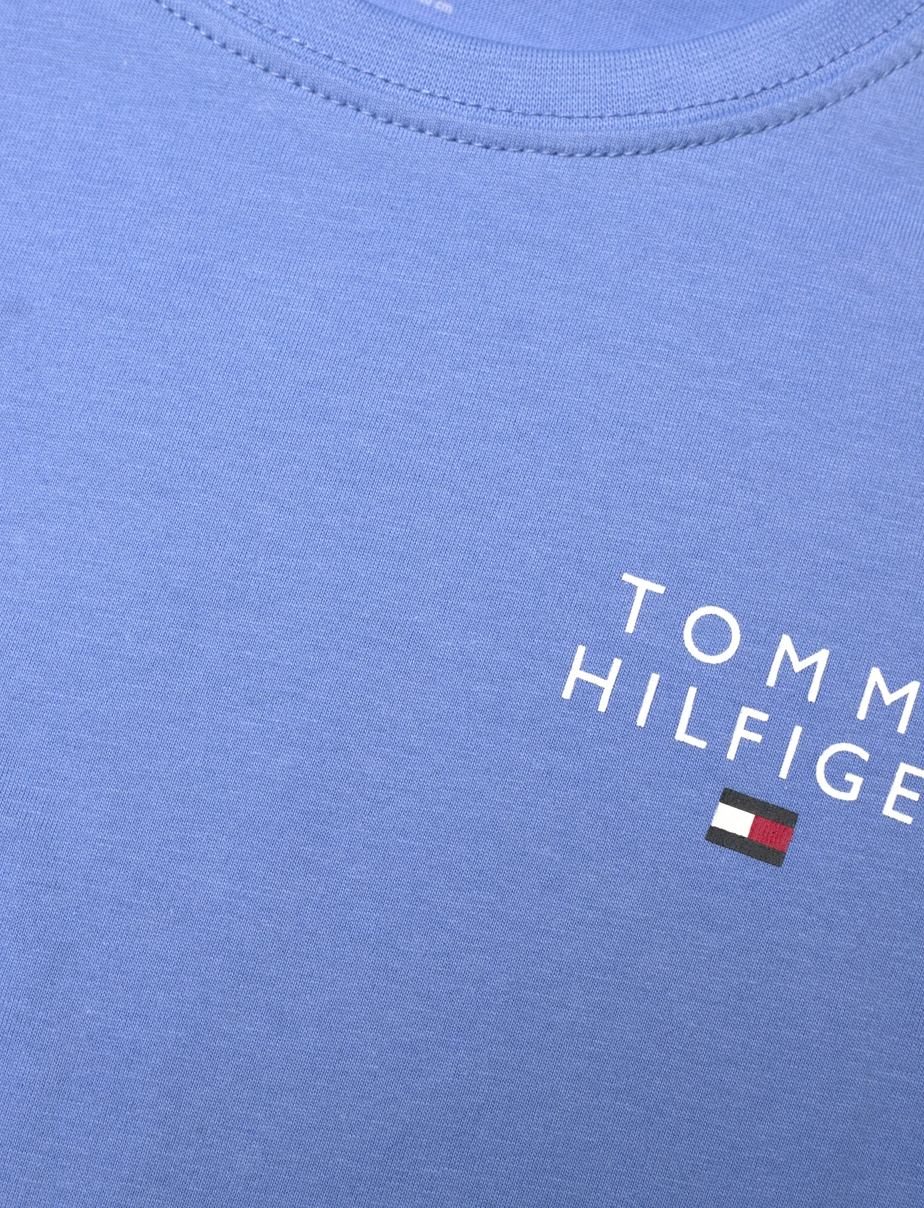 Tommy Hilfiger - SS SHORT PJ SET BASICS - gładki t-shirt z krótkimi rękawami - blue spell/desert sky - 1