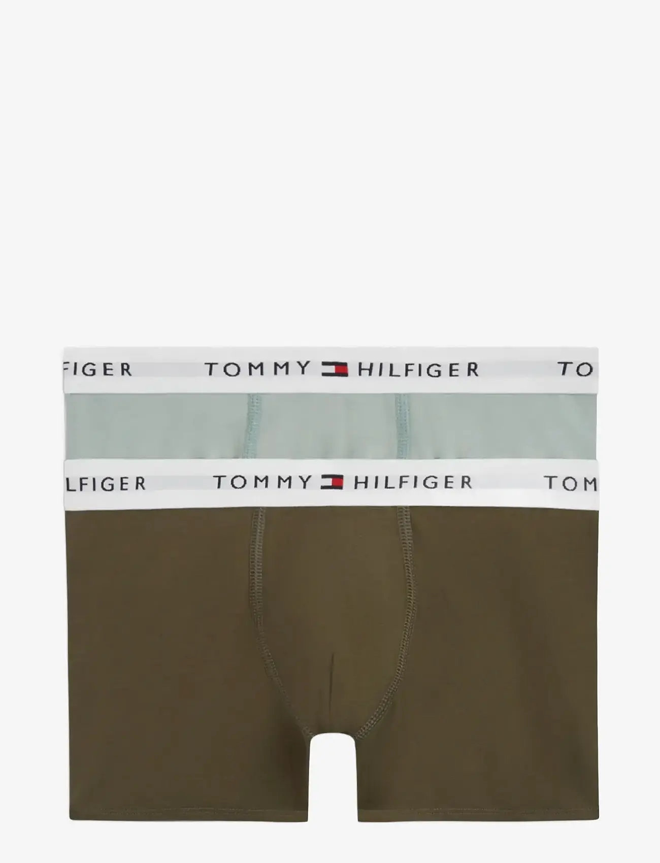 Tommy Hilfiger - 2 PK TRUNK - underbukser - platinum olive   minty grey - 0