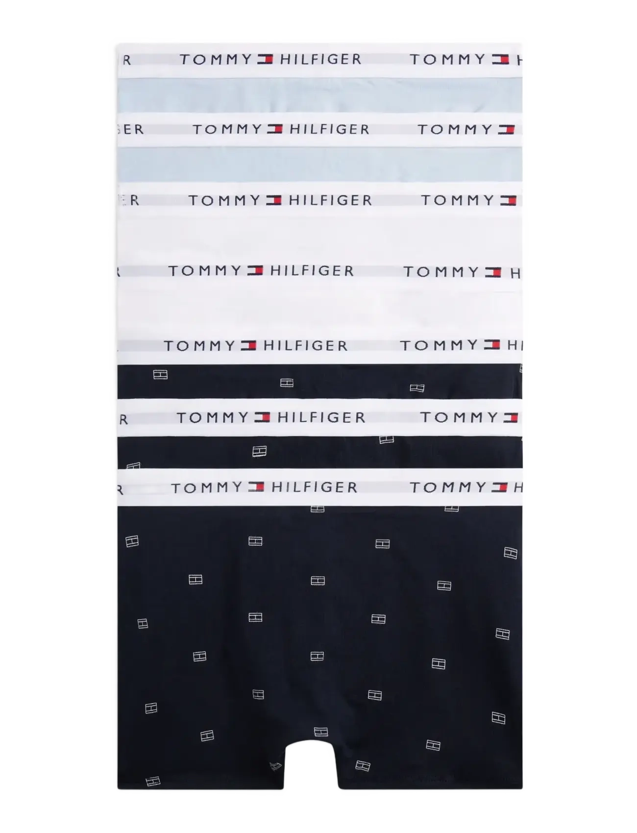 Tommy Hilfiger - 7 PK TRUNK PRINT - underwear sets - breezy blue white flag aop - 1