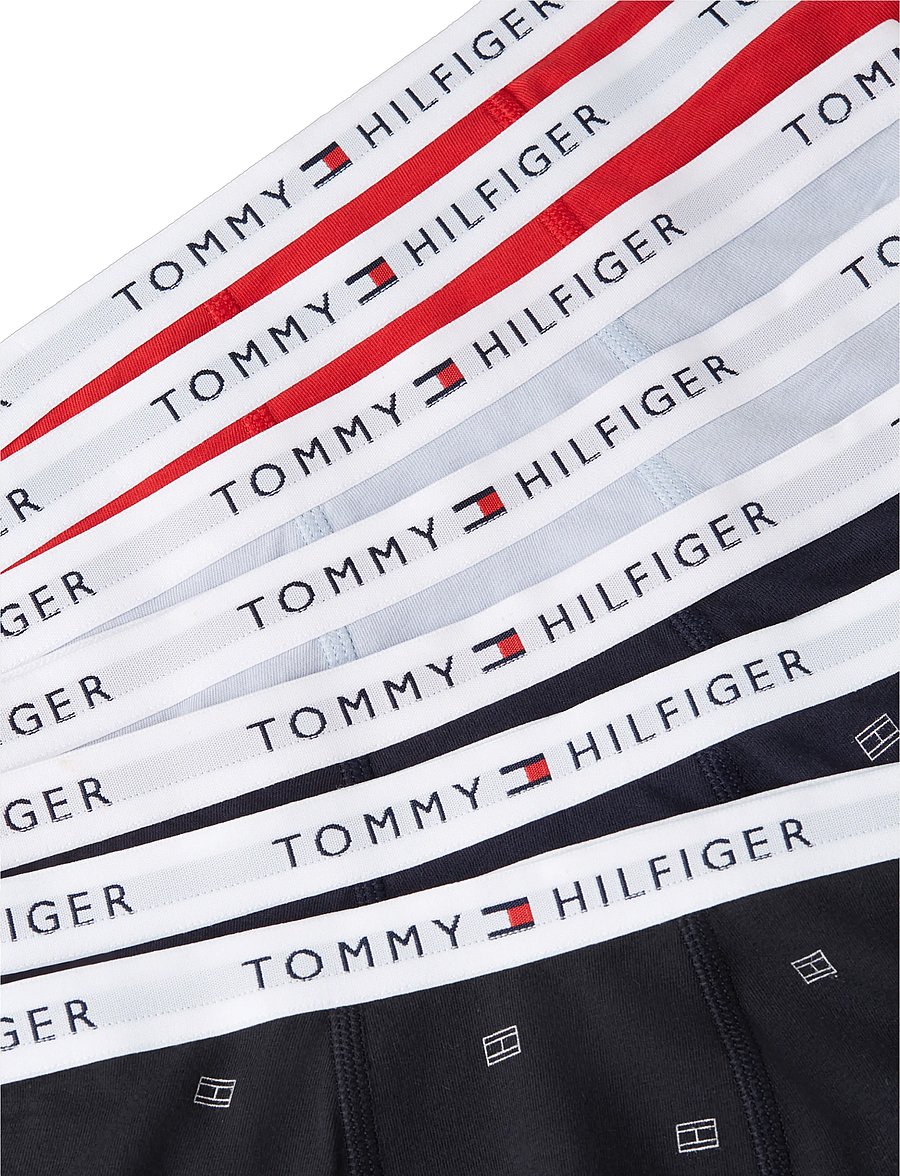 Tommy Hilfiger - 7 PK TRUNK PRINT - sets - outline flag br blue red - 2