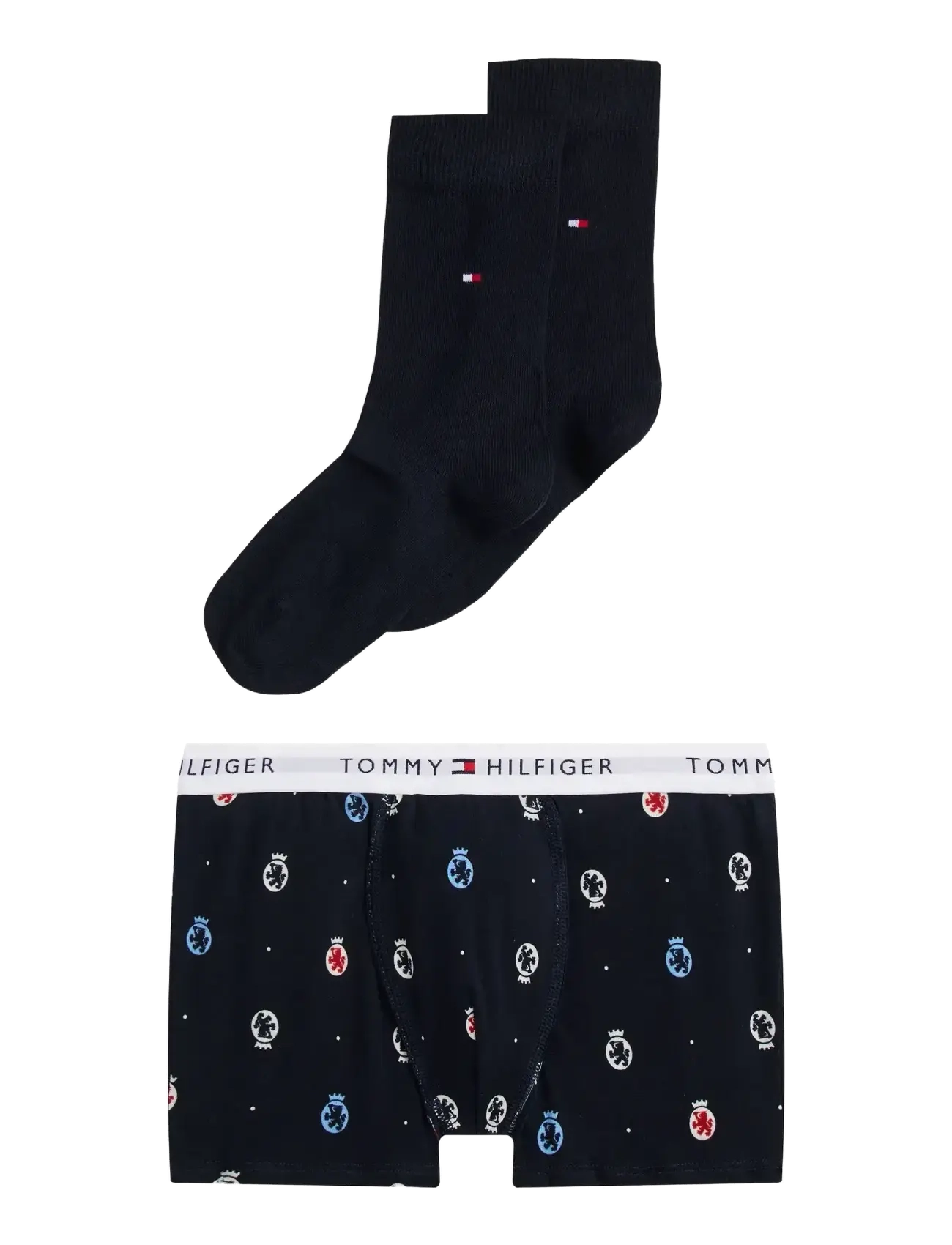 TOMMY HILFIGER Gift Set Trunk & Socken Boxed Navy - 140-152 - Kinder