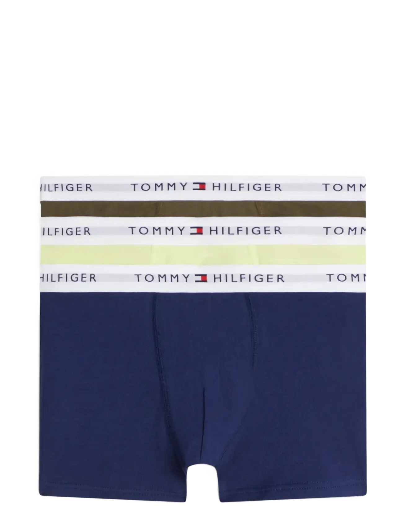 Tommy Hilfiger 3P Trunk, 128-140, Underwear, Mehrfarbig/gemustert - Underpants, Kinder