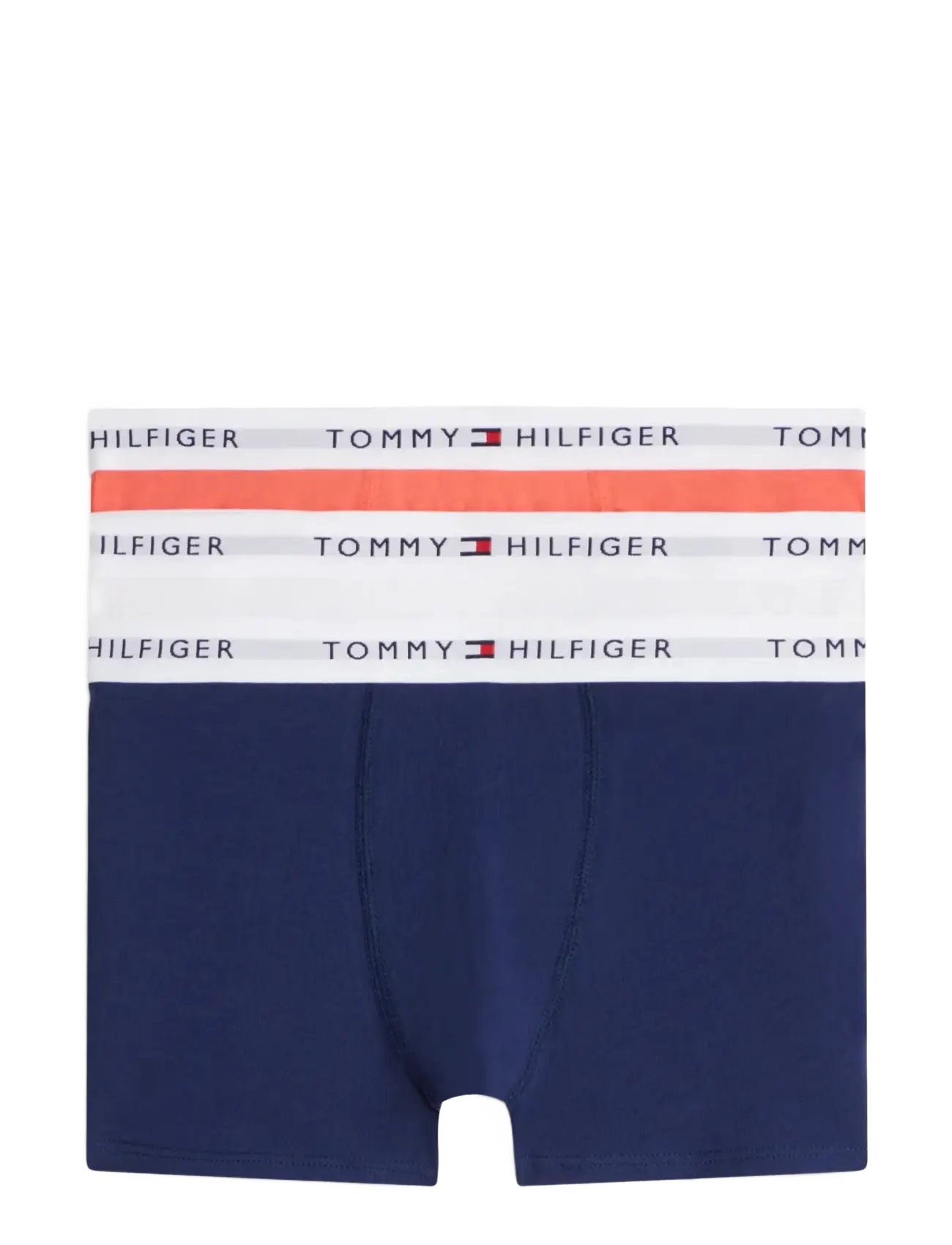 Tommy Hilfiger 3P TRUNK - Basics - L GREY HTR   WHITE   PREPPY NAVY / multi