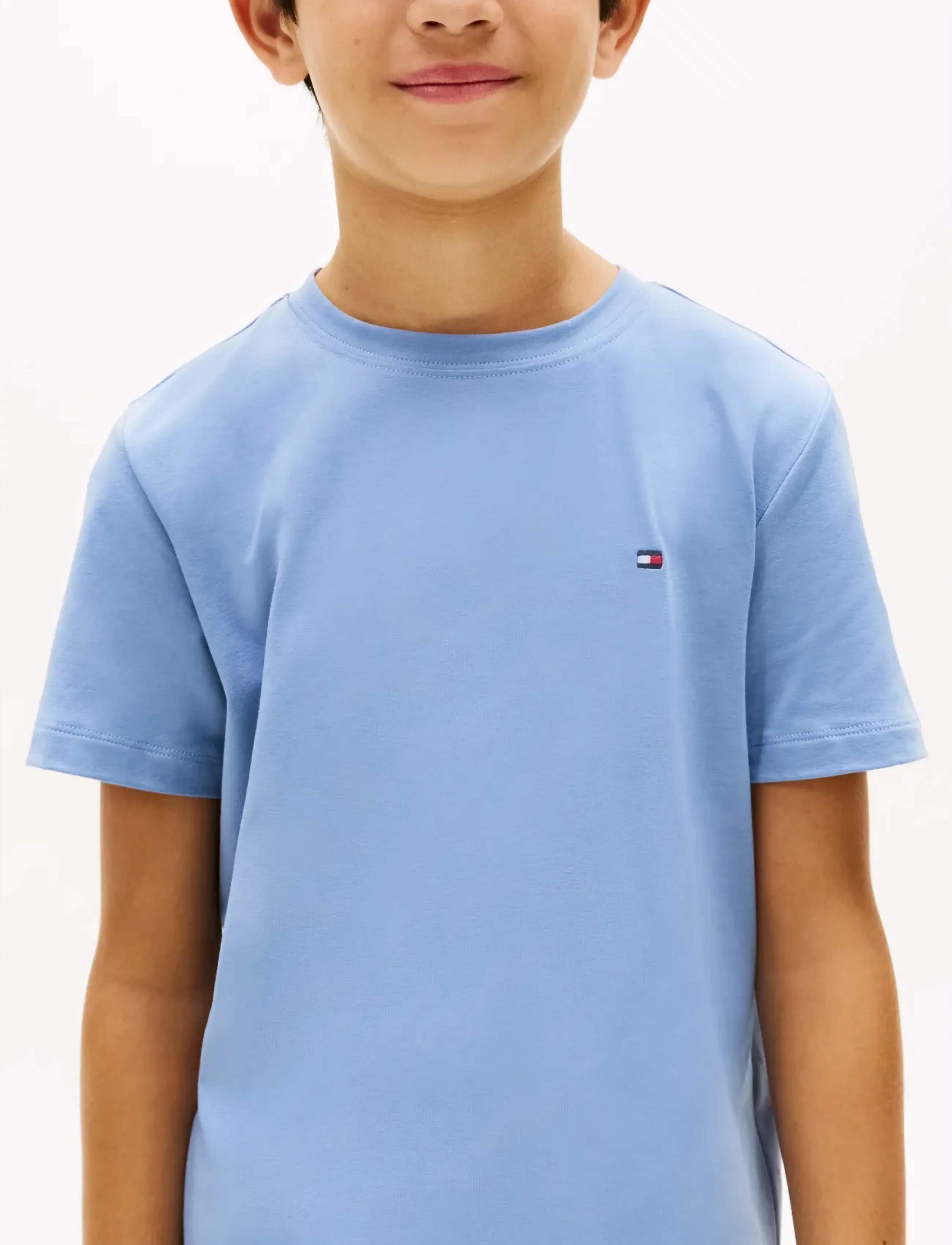 Tommy Hilfiger - SS PJ SET - sets - rugby stripe   brisk blue - 4