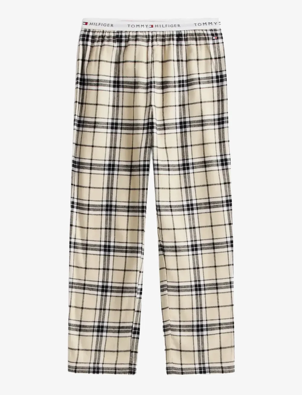 Tommy Hilfiger - FLANNEL PJ SET GIFTING - långärmade t-shirts - newsprint / tartan newsprint - 2