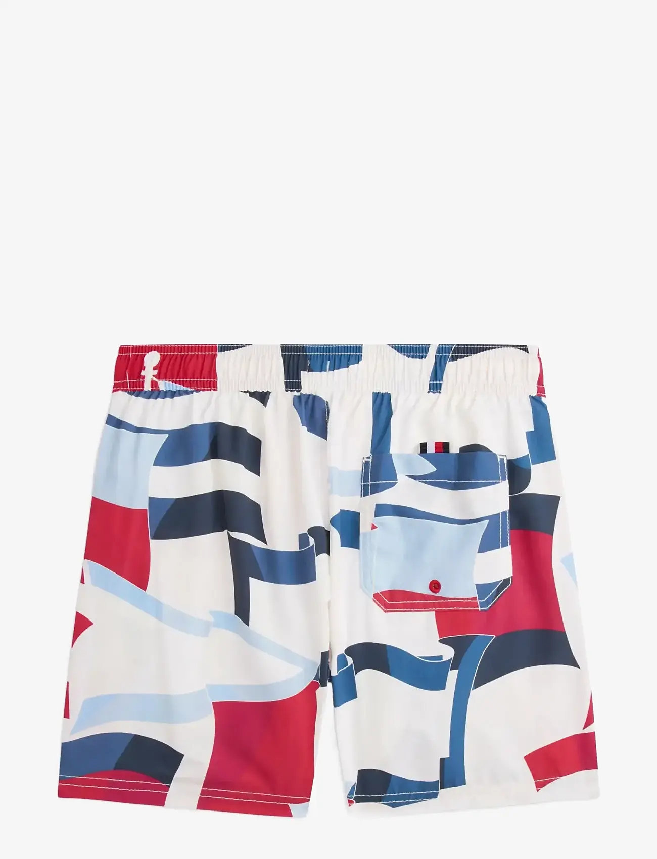 Tommy Hilfiger - MEDIUM DRAWSTRING PRINT - gode sommertilbud - vintage flags ivory petal - 0