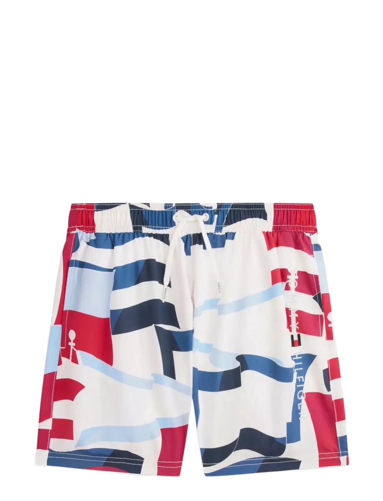Tommy Hilfiger - MEDIUM DRAWSTRING PRINT - gode sommertilbud - vintage flags ivory petal - 1