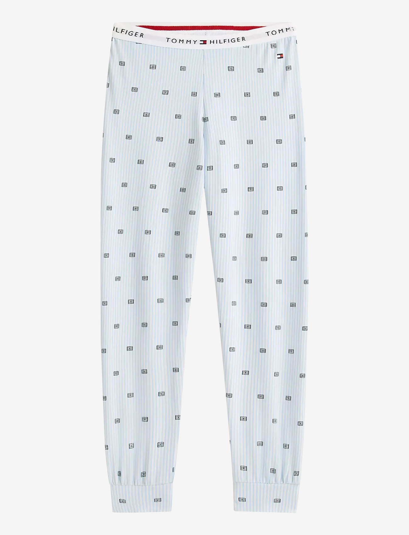 Tommy Hilfiger - LS CUFFED PJ SET - pyjamassæt - white   critter ithaca vessel blue - 2