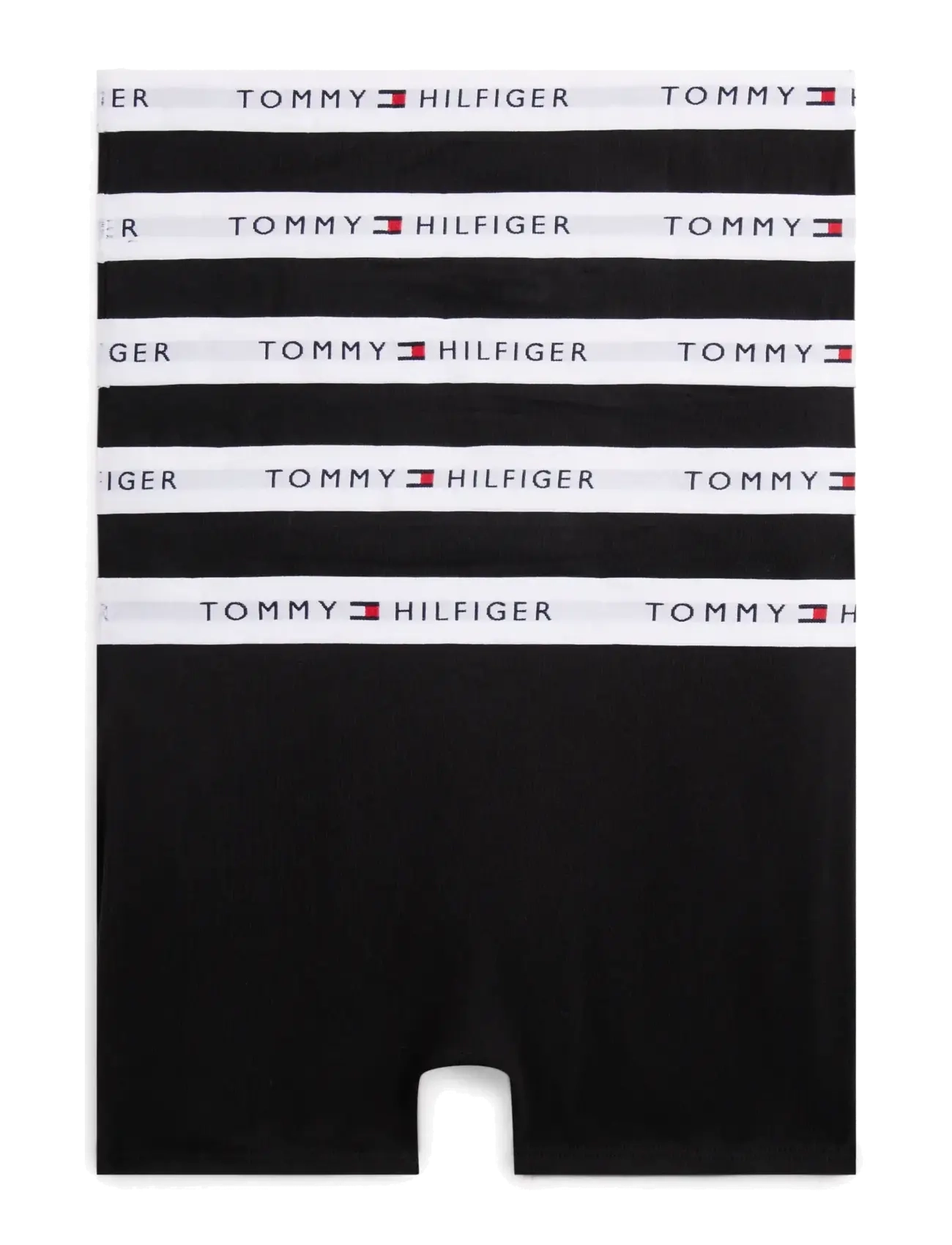 Tommy Hilfiger 5 PK TRUNK - Lapsed 98–134 - BLACK BLACK BLACK BLACK BLACK / black