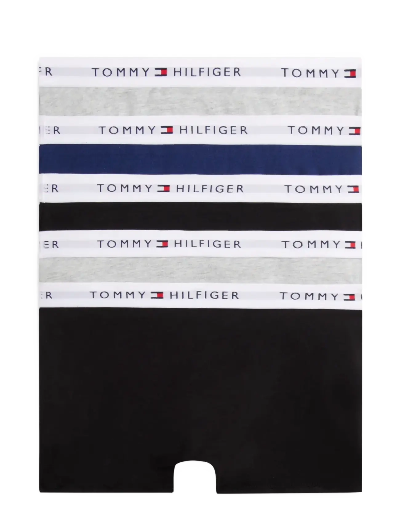 Tommy Hilfiger - 5 PK TRUNK - pesu - l gry heather navy black - 1