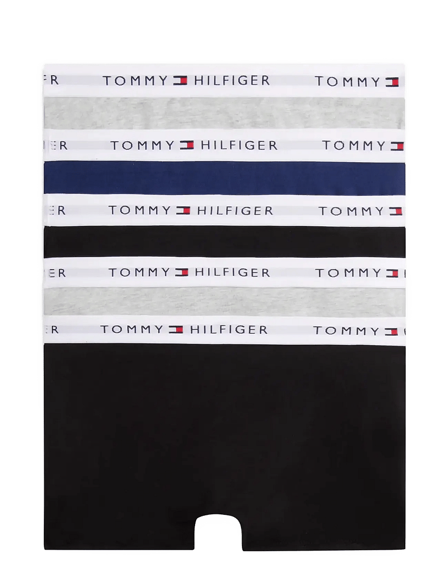 Tommy Hilfiger - 5 PK TRUNK - underbukser - l gry heather navy black - 1