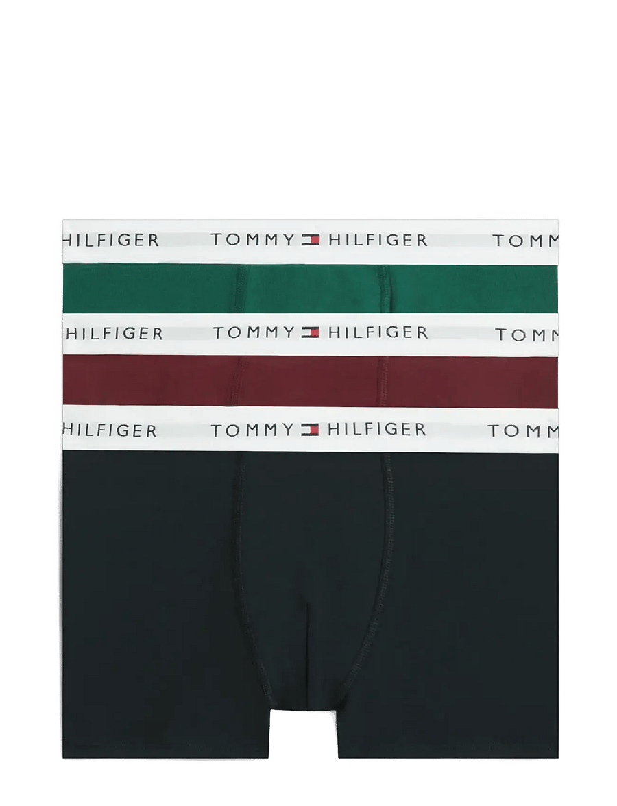 Tommy Hilfiger - 3PK TRUNK - kalsonger - navy blue burgundy orn green - 0