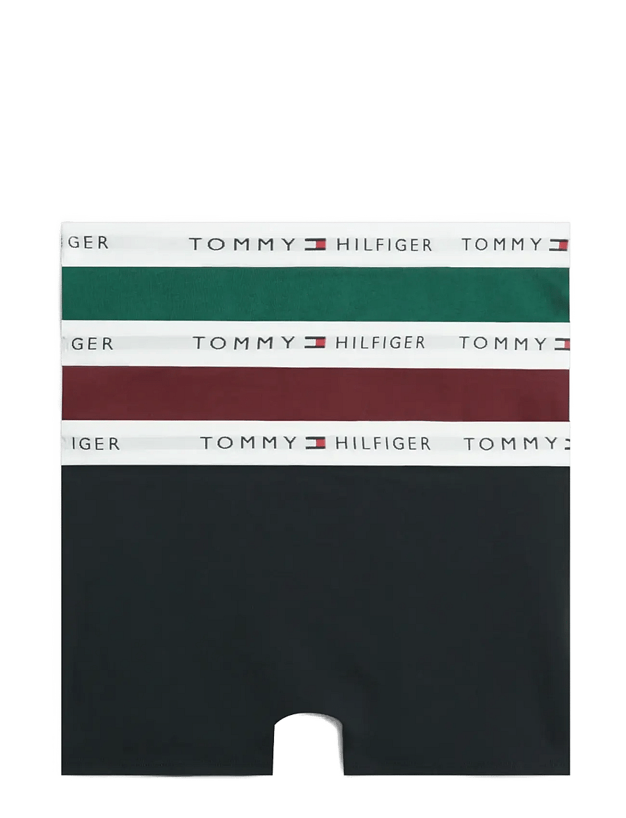 Tommy Hilfiger - 3PK TRUNK - kalsonger - navy blue burgundy orn green - 1