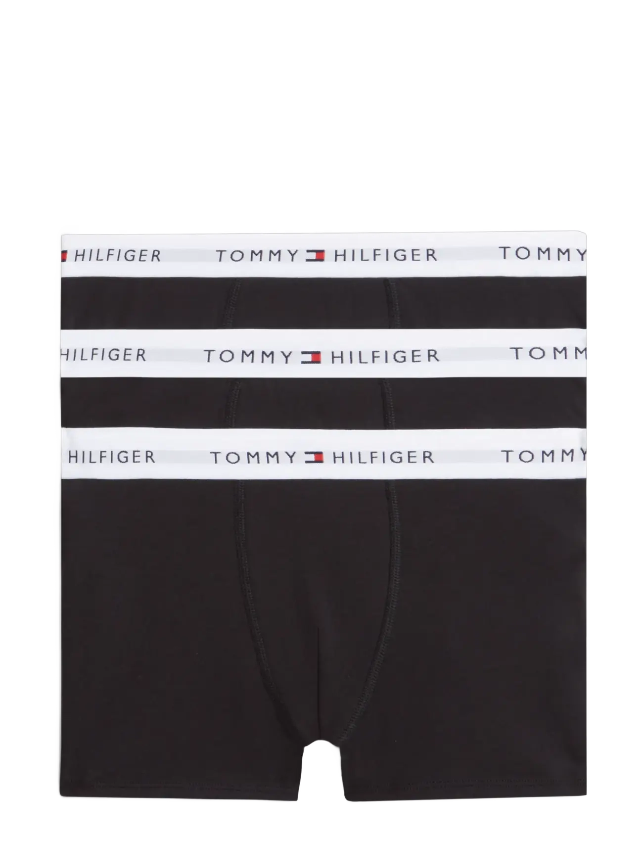 Tommy Hilfiger 3PK TRUNK - Underkläder - BLACK BLACK BLACK / black