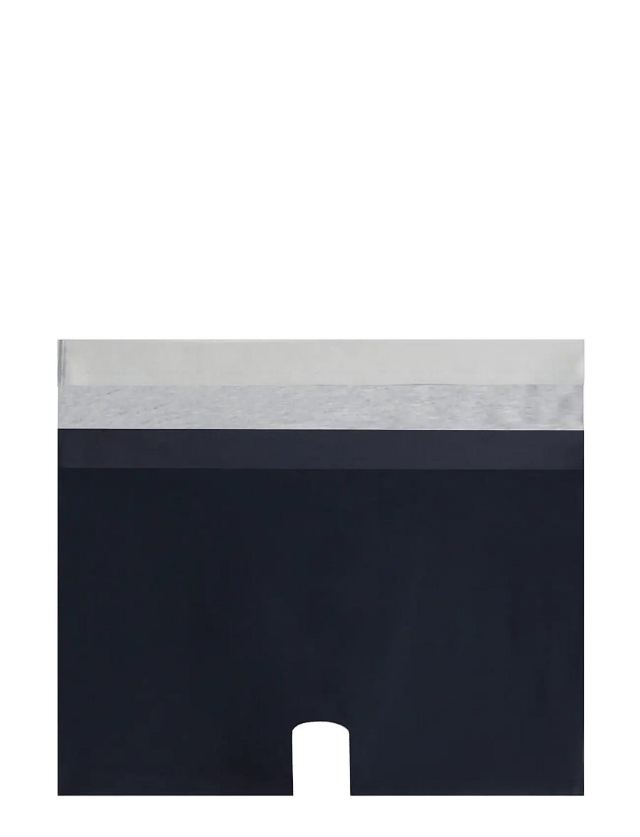 Tommy Hilfiger - 2-Pack Cotton Trunk - underpants - navy blue l gry heather - 1