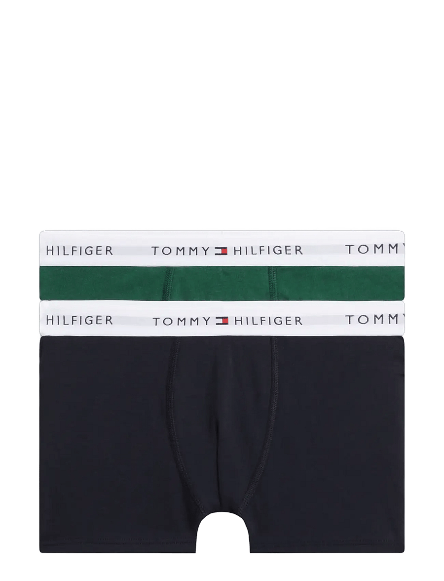 Tommy Hilfiger - 2PK TRUNK - unterhosen im multipack - navy blue ornamental green - 0