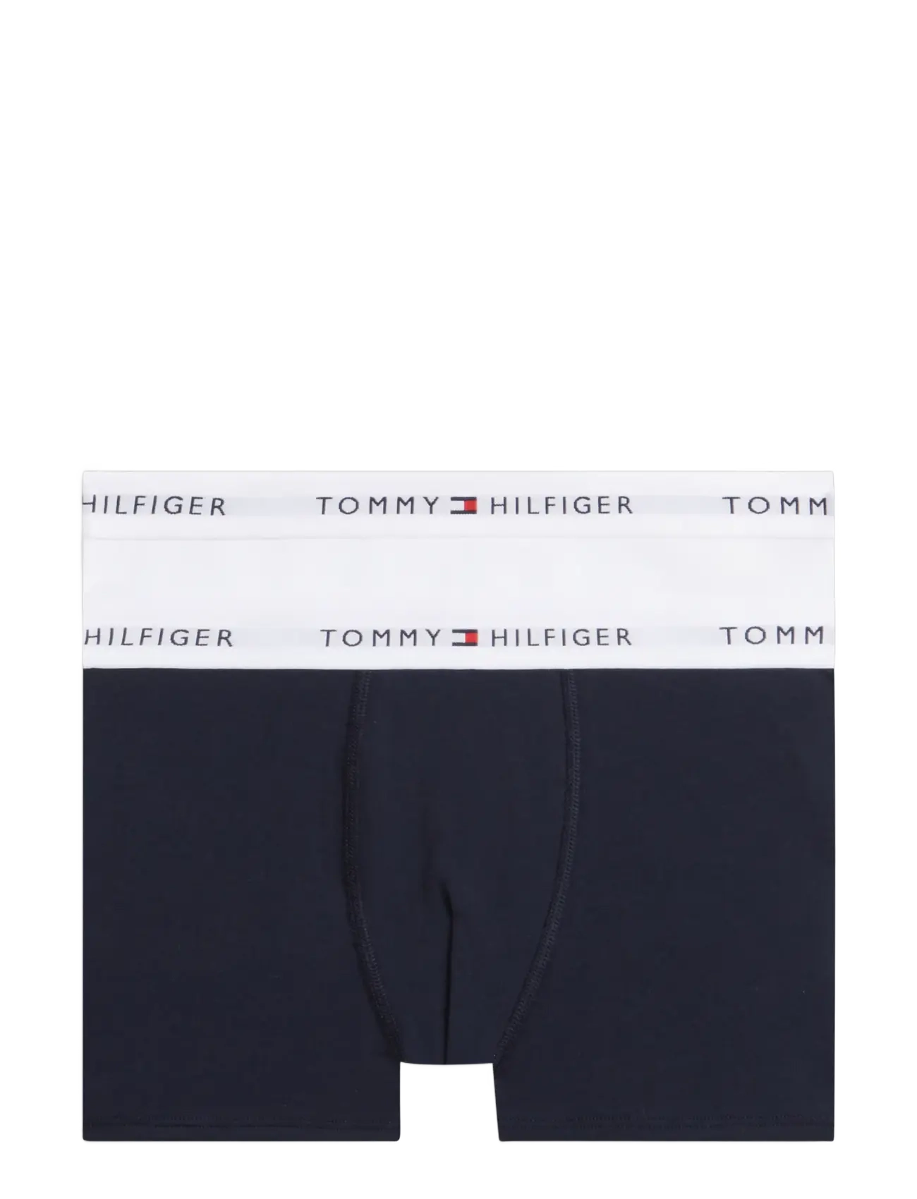 Tommy Hilfiger 2Pk Trunk, Mænd, Trunks, Navy, Str: 128-140