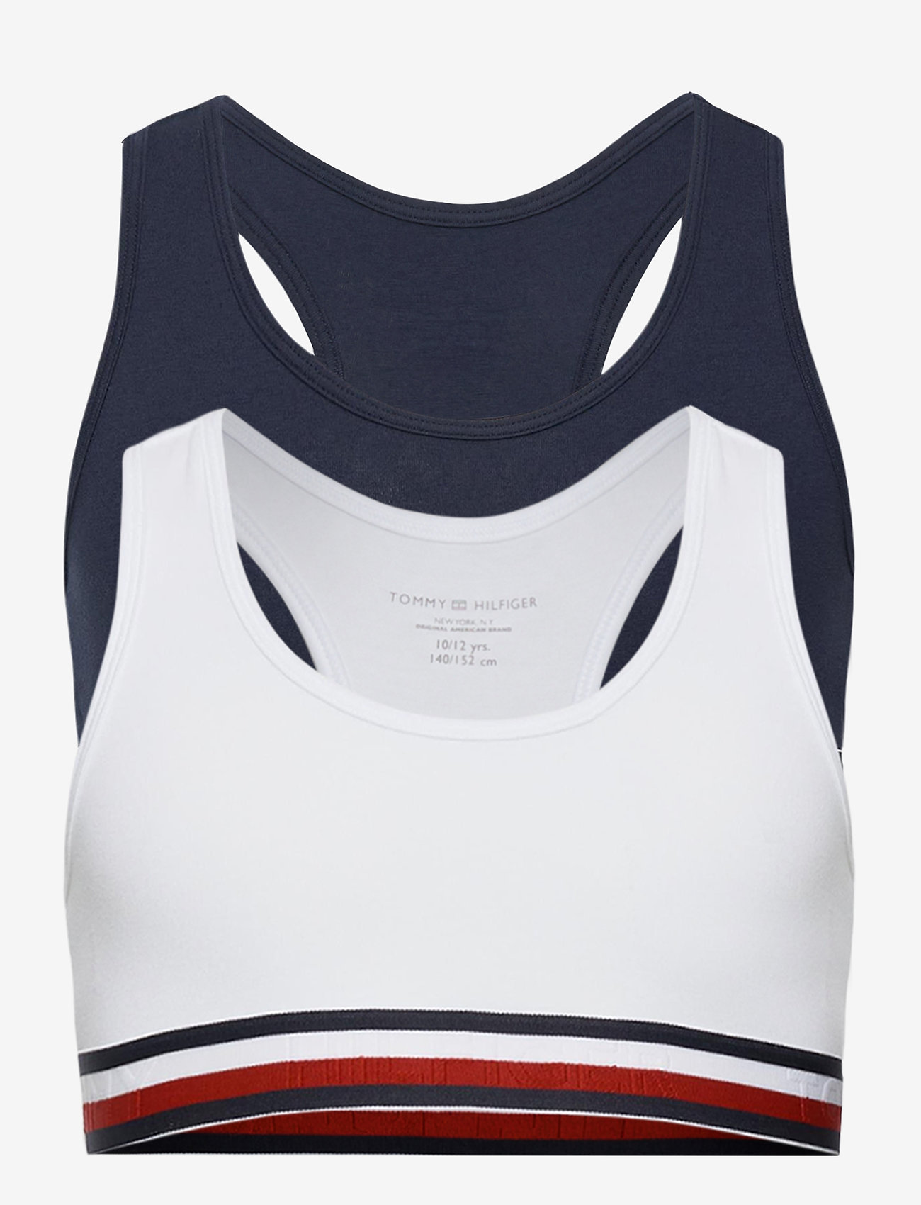 Tommy Hilfiger - 2P RACERBACK BRALETTE - white/navy blazer - 0