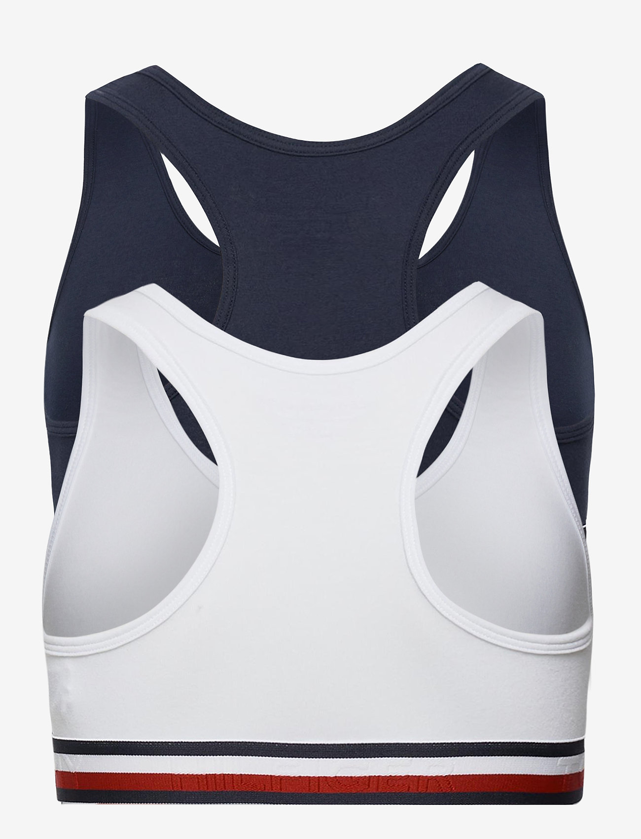 Tommy Hilfiger - 2P RACERBACK BRALETTE - white/navy blazer - 2