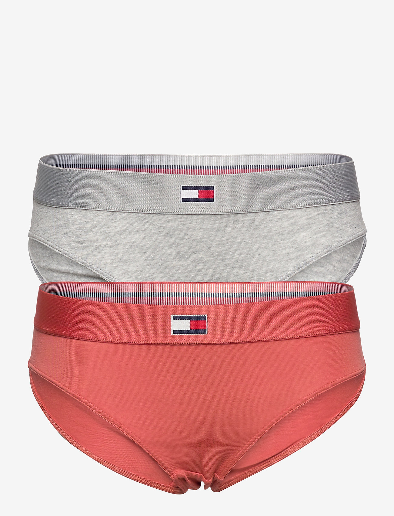 Tommy Hilfiger - 2P BIKINI - mineral red/grey heather - 0