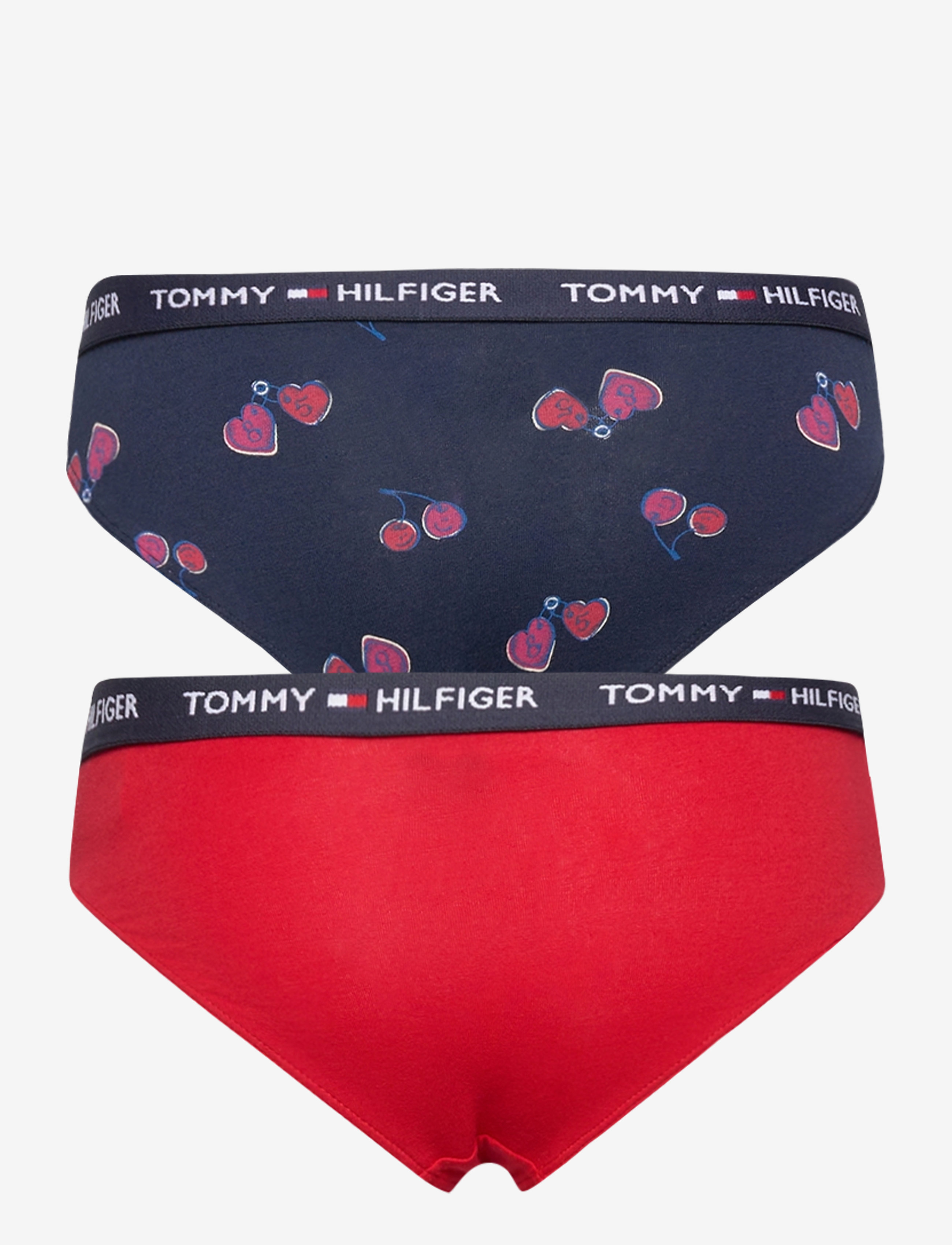 Tommy Hilfiger - 2P BIKINI CHERRIES - tango red/navy blazer - 2