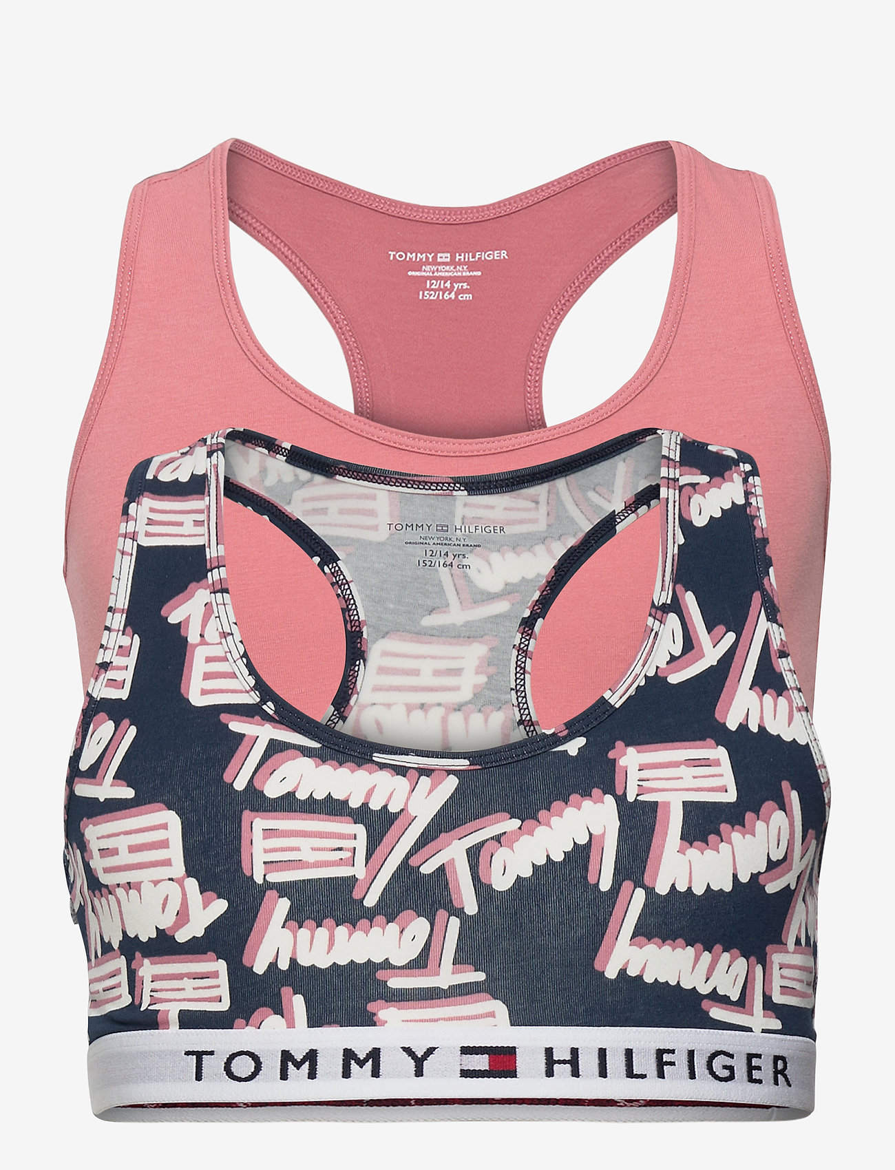Tommy Hilfiger - 2P BRALETTE LOGO - navy blazer/dusty rose - 0