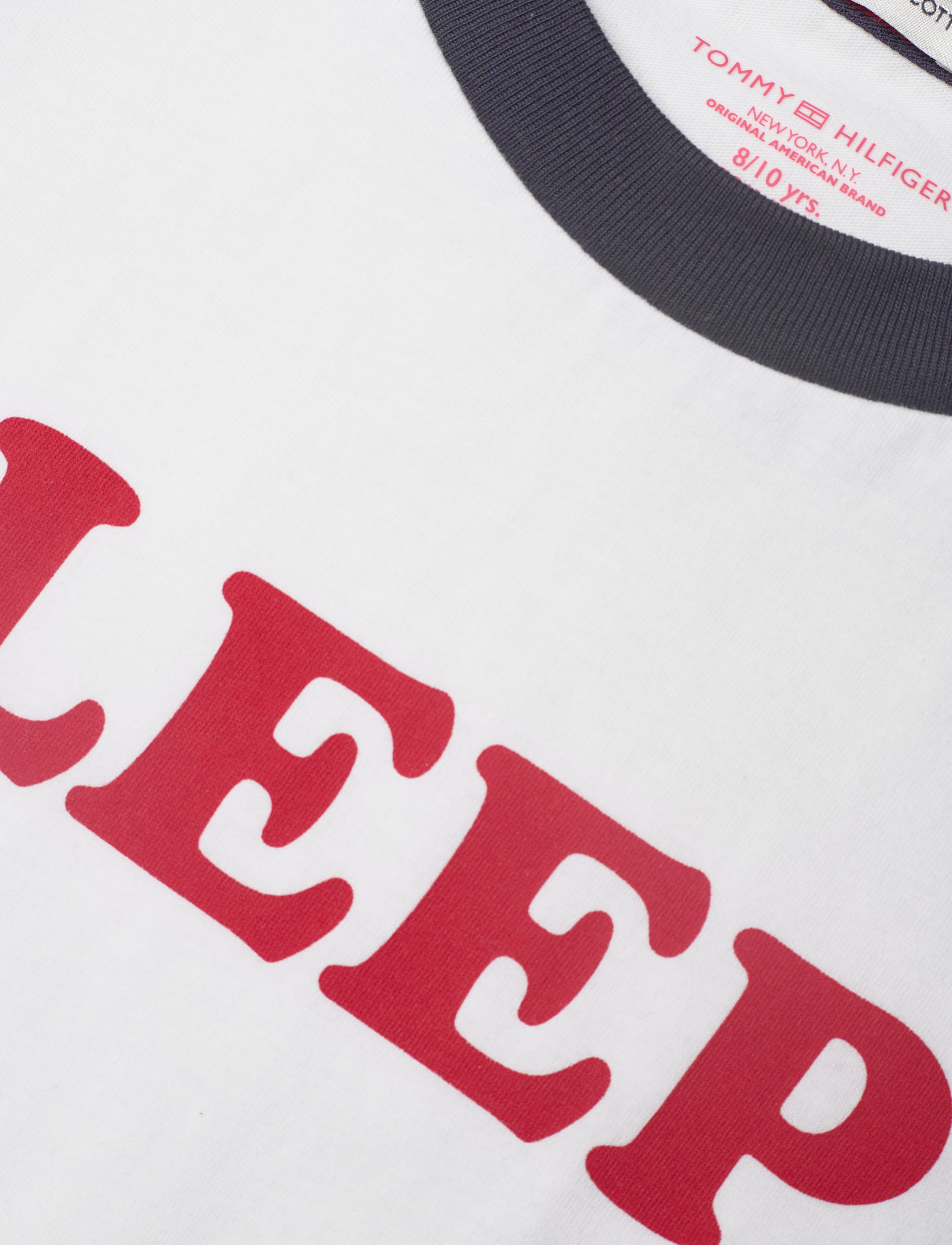 Tommy Hilfiger - CN TEE SS SLOGAN - white - 2