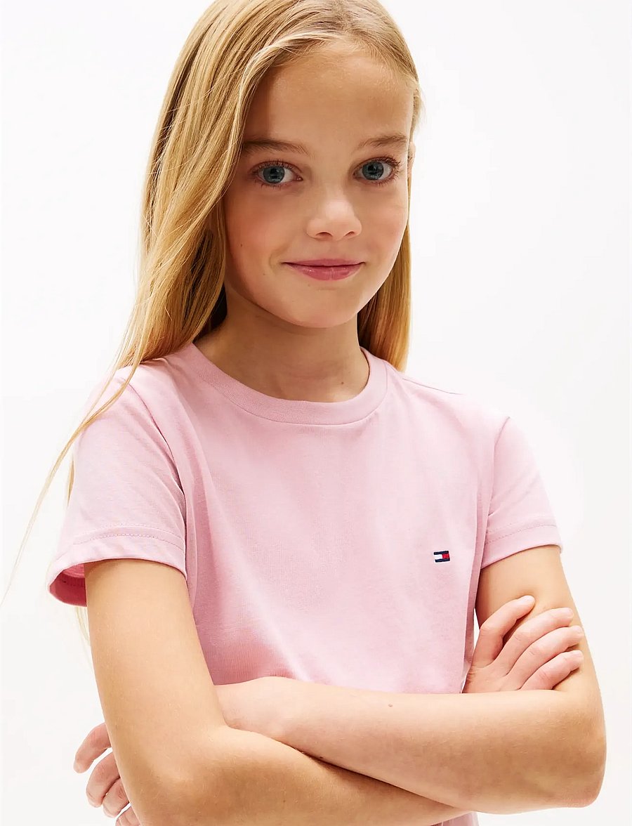 Tommy Hilfiger - 2 PK SS TEE - kurzärmelige - bonita pink preppy navy - 0