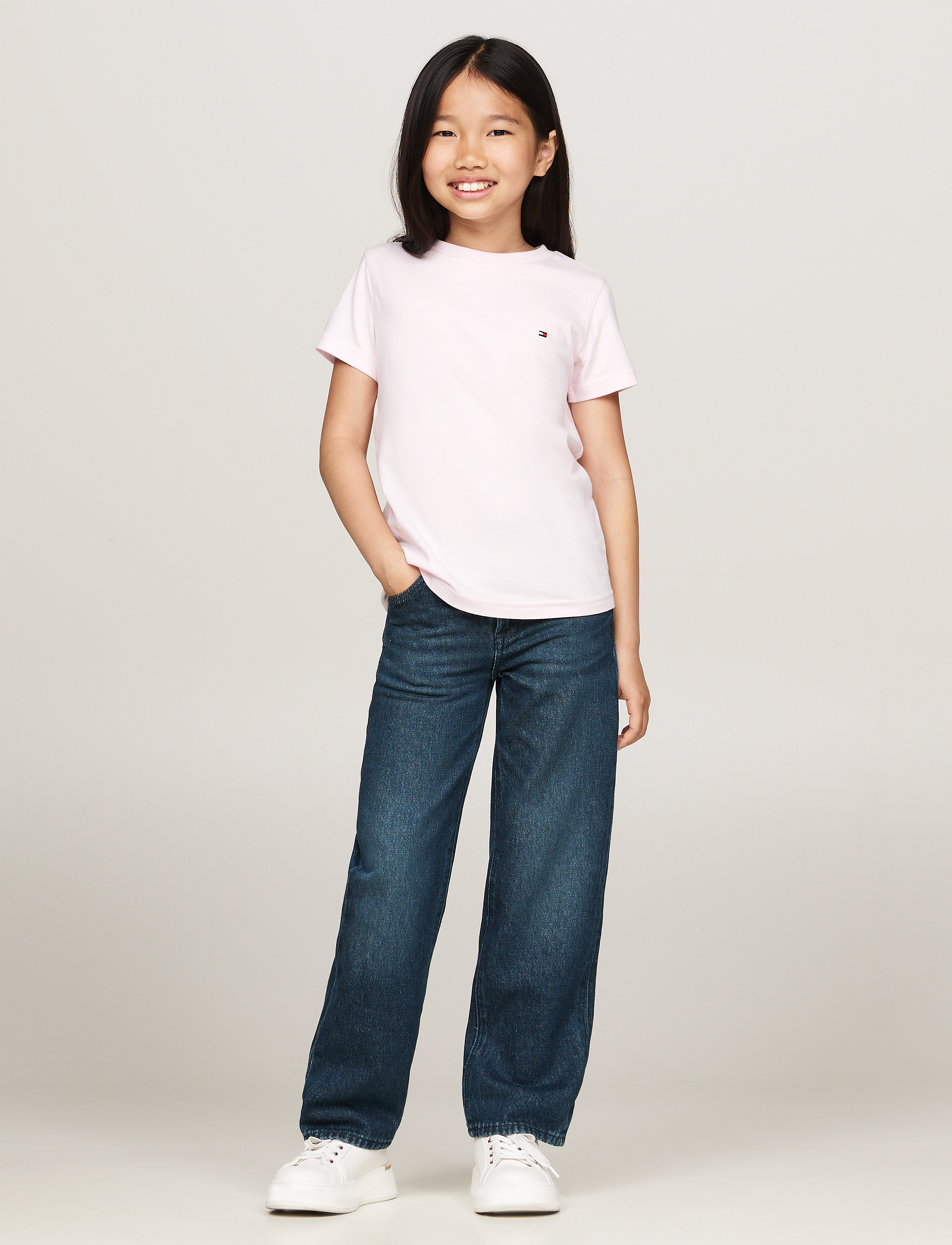 Tommy Hilfiger - 2 PK SS TEE - kortermede t-skjorter - white  light pink - 5