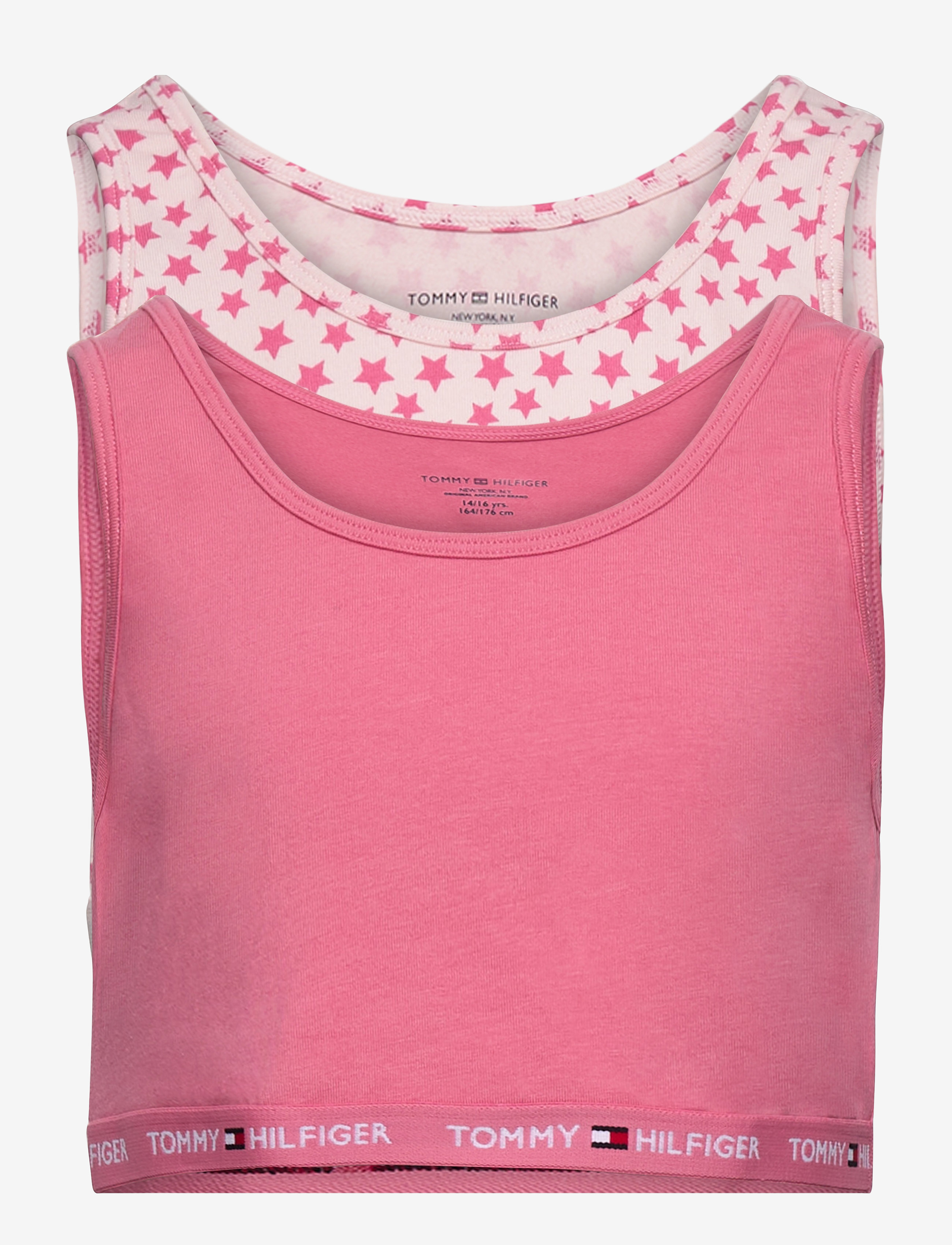 Tommy Hilfiger - 2P BRALETTE PRINT - klu/multi/star/aop/hamptons pink - 0