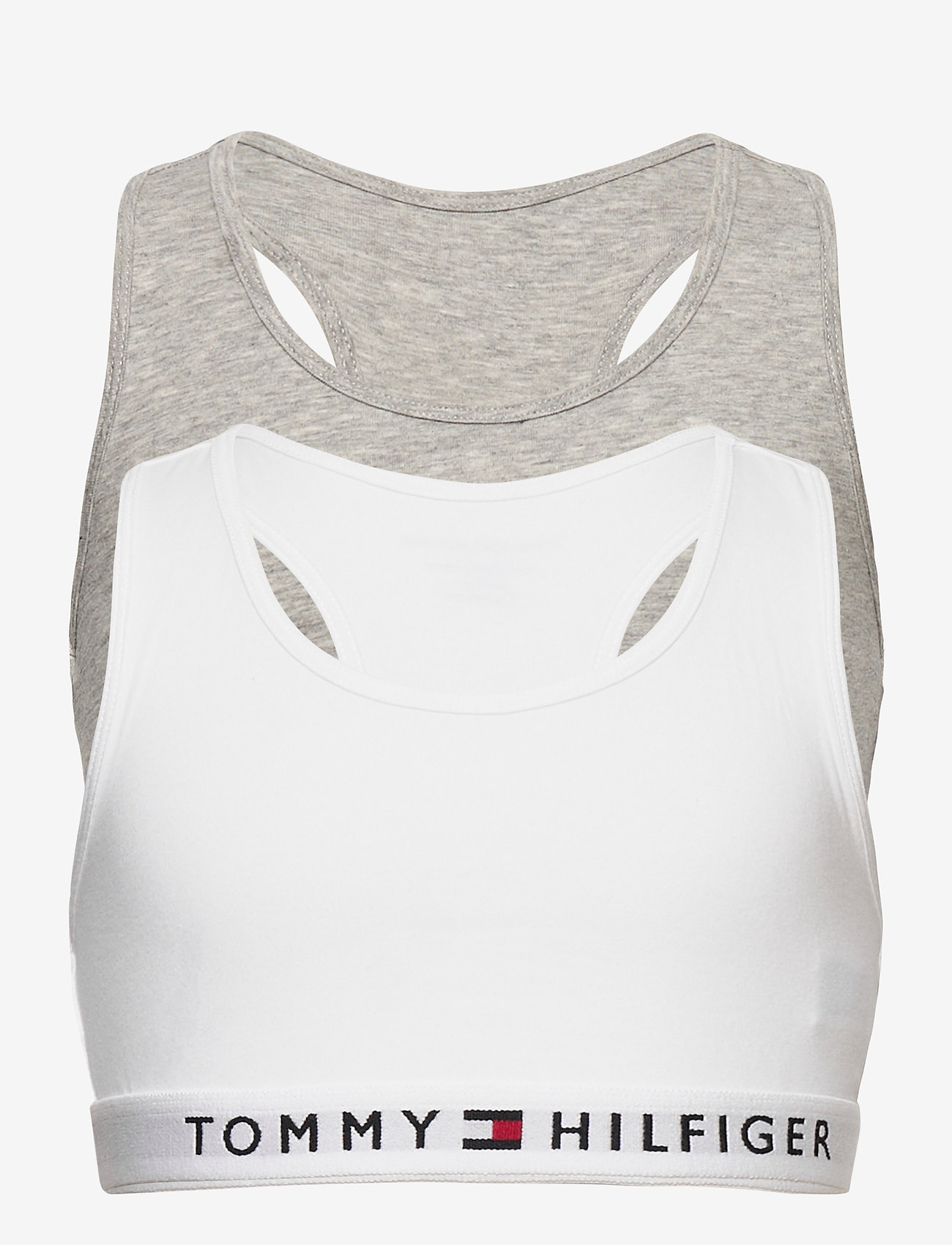 MID GREY HEATHER/WHITE