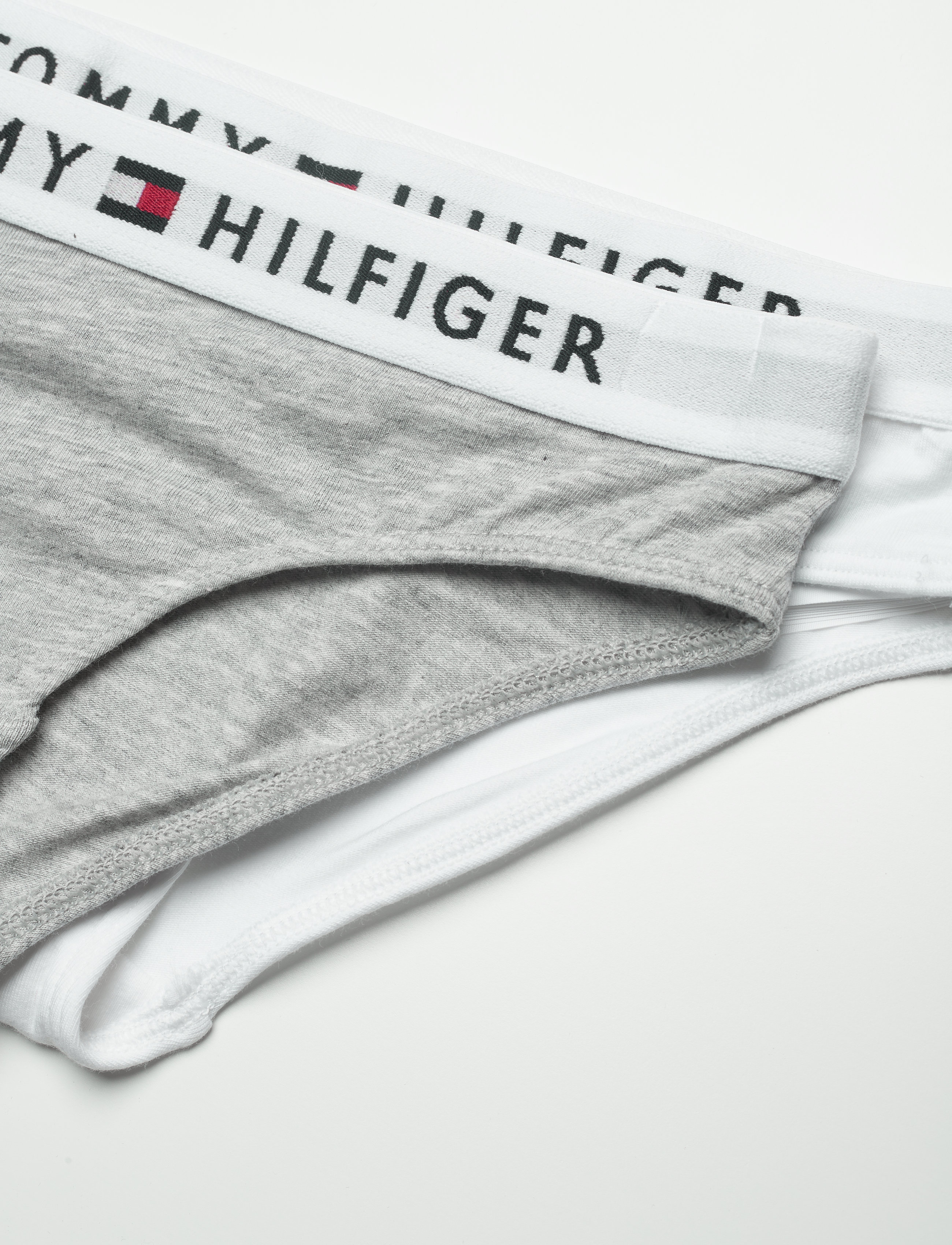 Tommy Hilfiger - 2P BIKINI - greyheather/white - 1