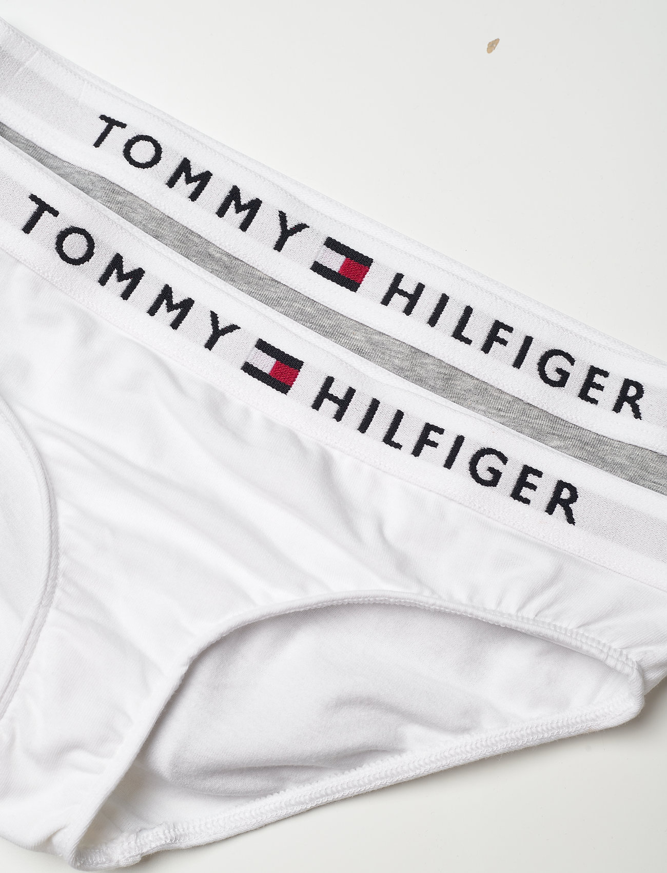 Tommy Hilfiger - 2P BIKINI - nederdelar - mid grey heather/white - 1