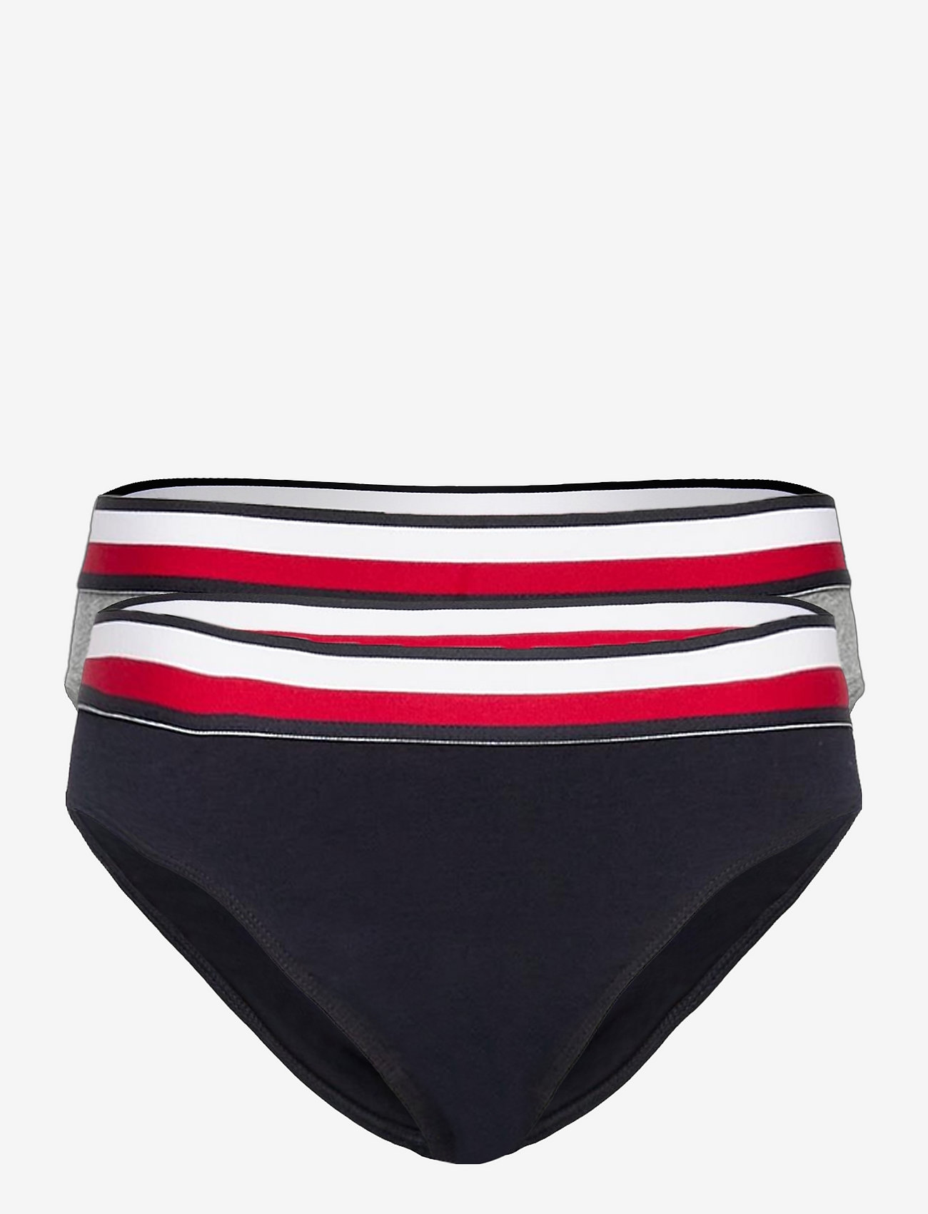 Tommy Hilfiger - 2P BIKINI - dark grey htr/desert sky - 0