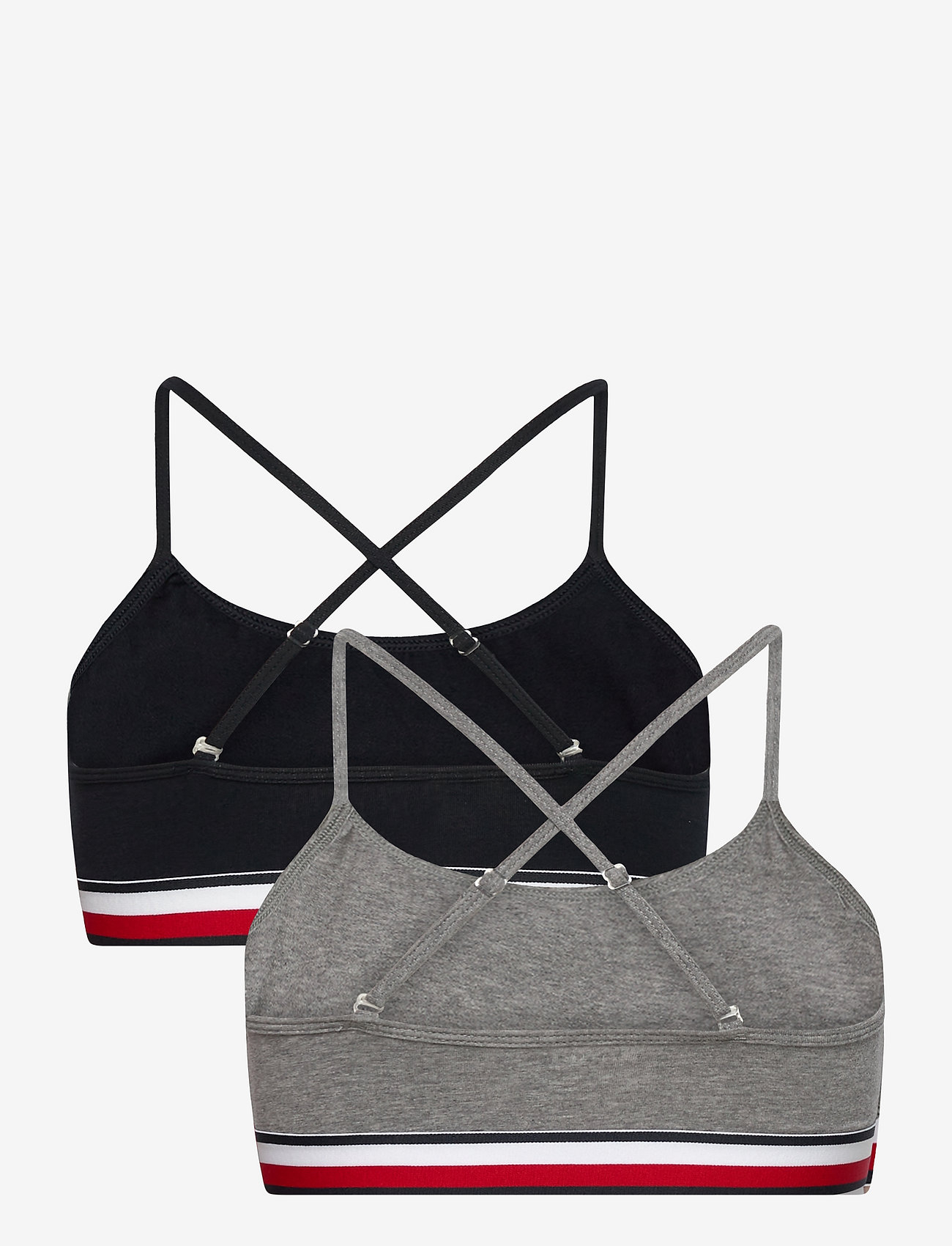 Tommy Hilfiger - 2P BRALETTE - dark grey htr/desert sky - 1