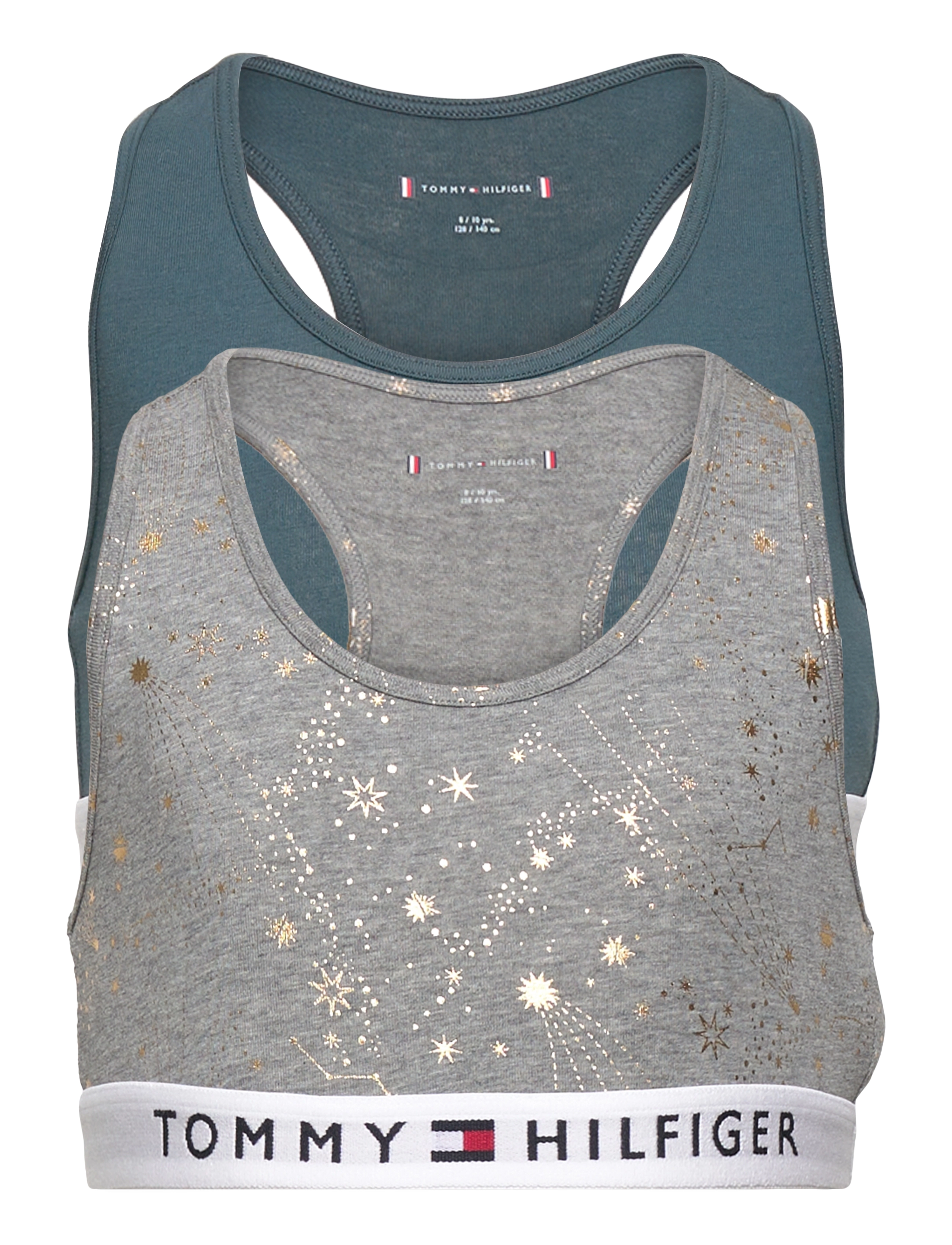Tommy Hilfiger - 2P BRALETTE  FOIL - foil constellation/mystic lake - 0
