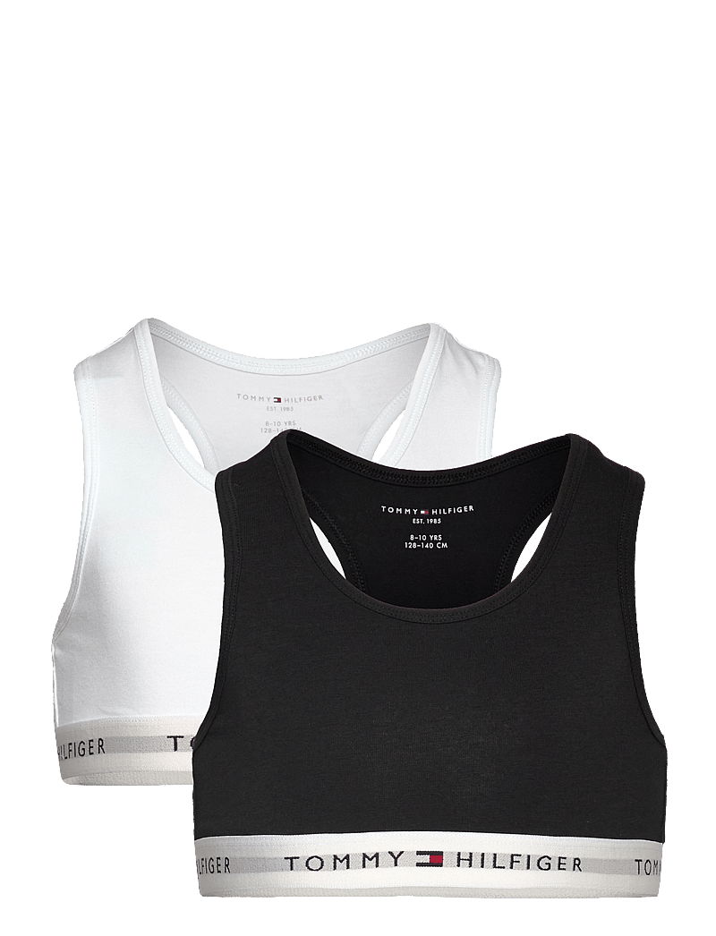 Tommy Hilfiger - 2 PK BRALETTE - overdele - white black - 0